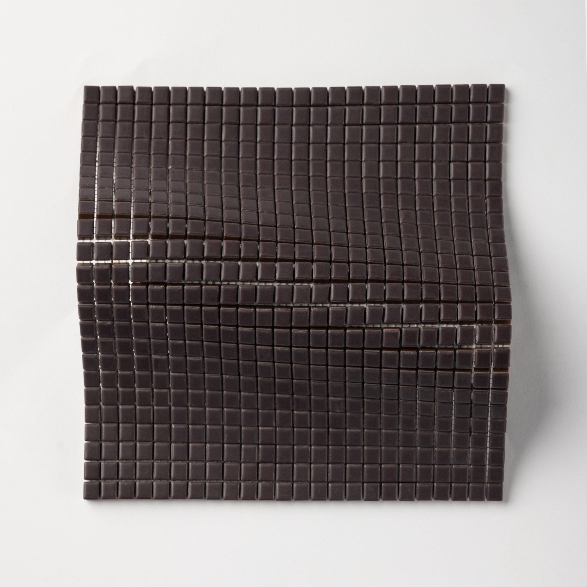 Chroma Pixel | Pastel Plum 1/2x1/2" Square Matte Mosaic Tile - Cemento Collection