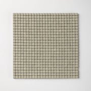 Chroma Pixel | Pistachio Cream 1/2x1/2" Square Matte Mosaic Tile - Cemento Collection