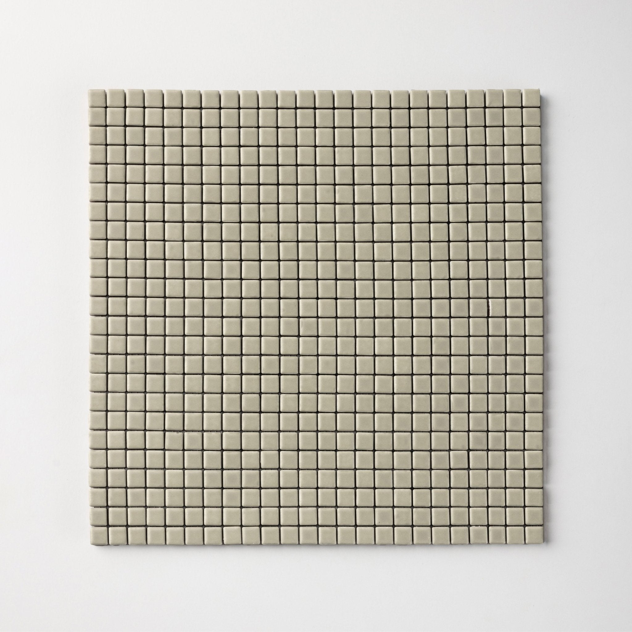 Chroma Pixel | Pistachio Cream 1/2x1/2" Square Matte Mosaic Tile - Cemento Collection