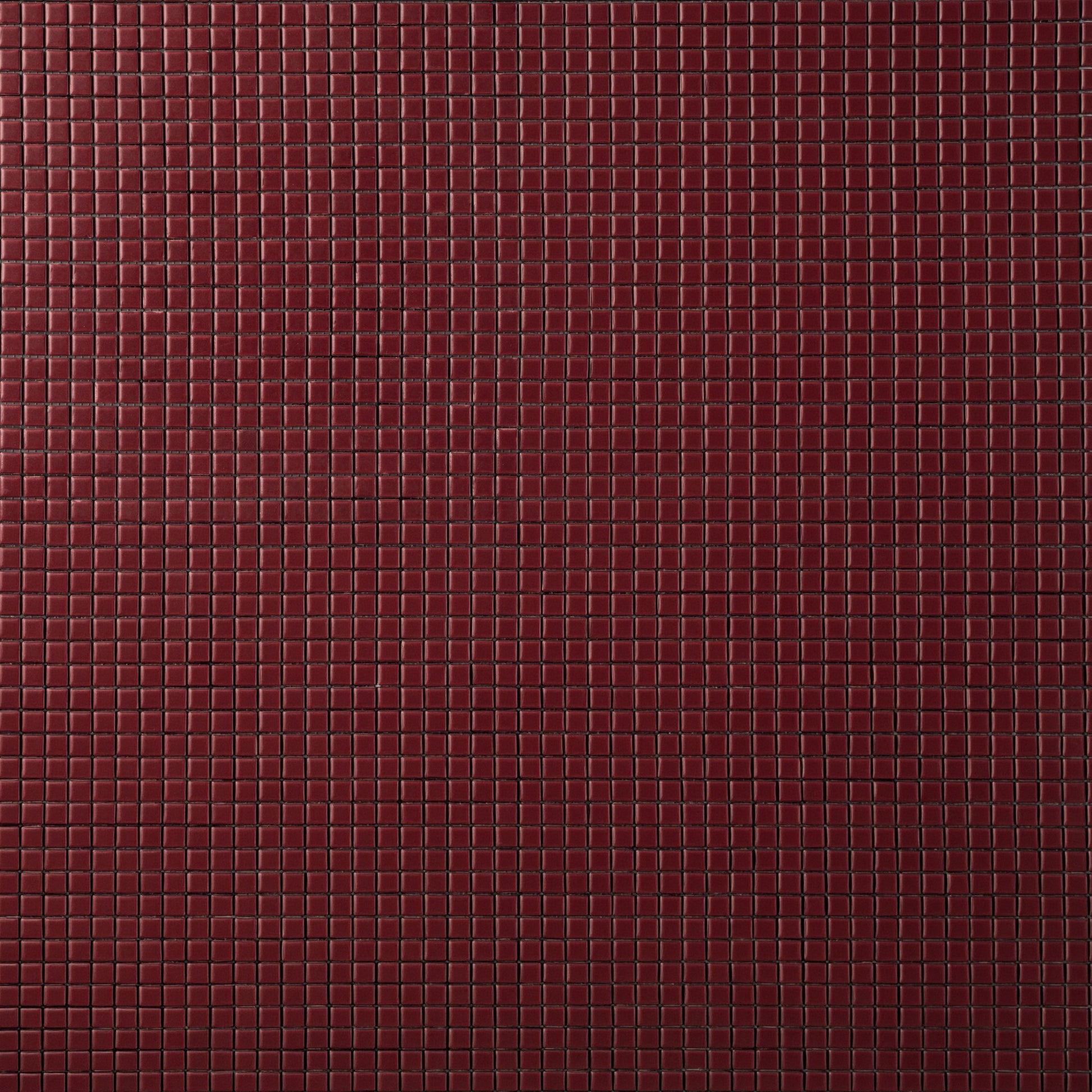Chroma Pixel | Pomegranate Red 1/2x1/2" Square Matte Mosaic Tile - Cemento Collection
