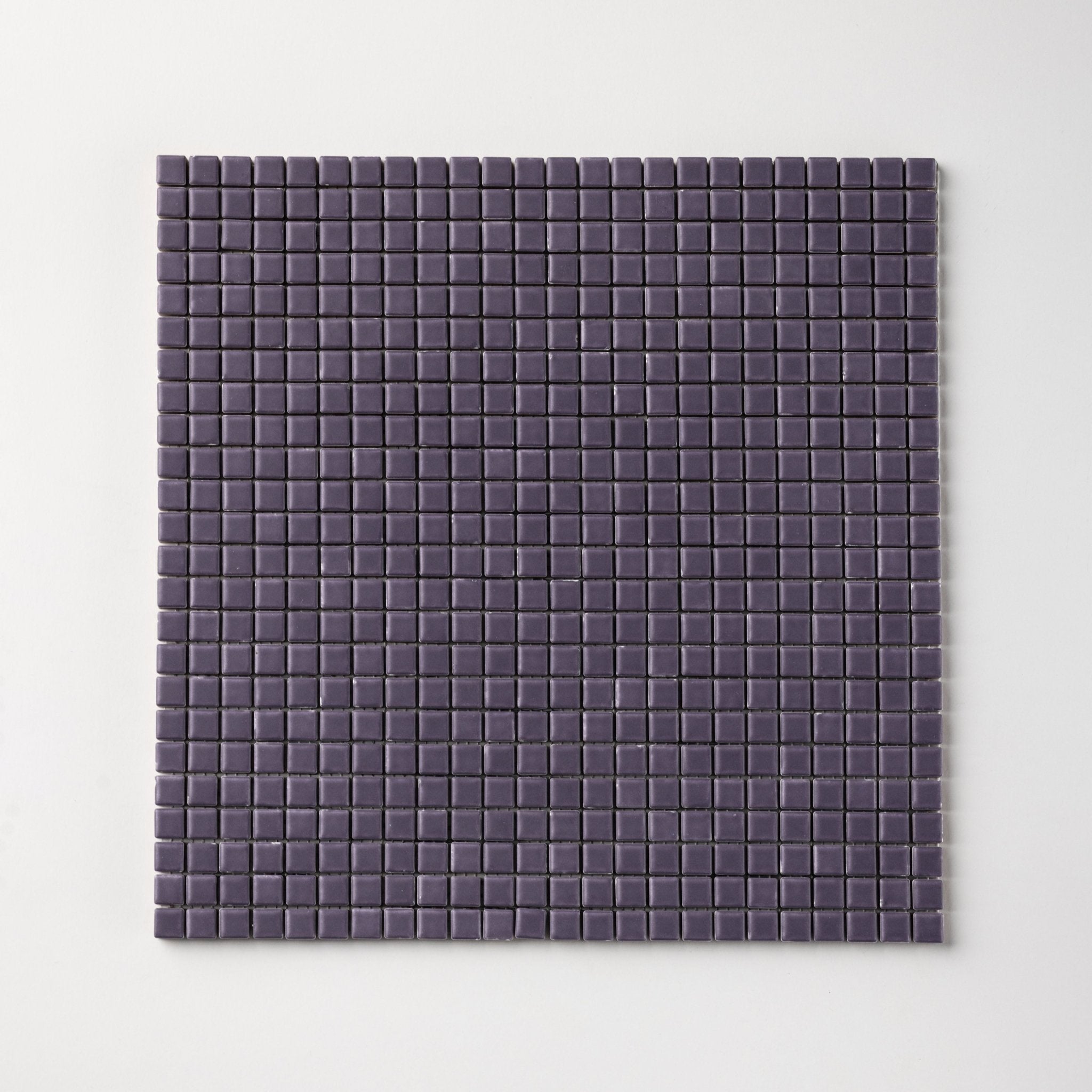 Chroma Pixel | Purple Grape 1/2x1/2" Square Matte Mosaic Tile - Cemento Collection