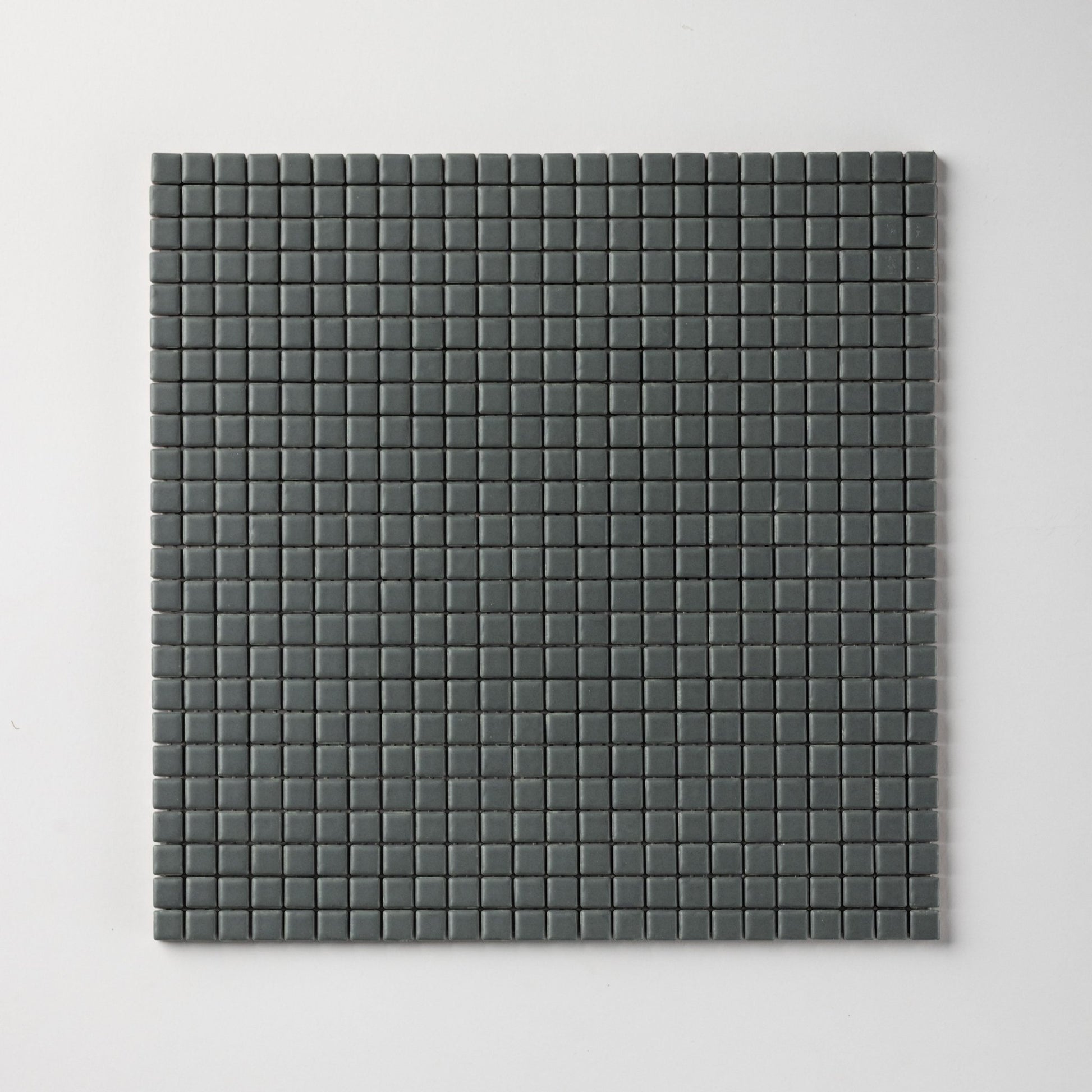 Chroma Pixel | Shadow Blue 1/2x1/2" Square Matte Mosaic Tile - Cemento Collection