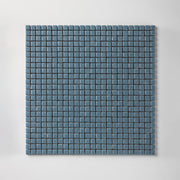 Chroma Pixel | Soft Denim 1/2x1/2" Square Matte Mosaic Tile - Cemento Collection