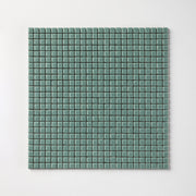 Chroma Pixel | Spearmint Blue 1/2x1/2" Square Matte Mosaic Tile - Cemento Collection