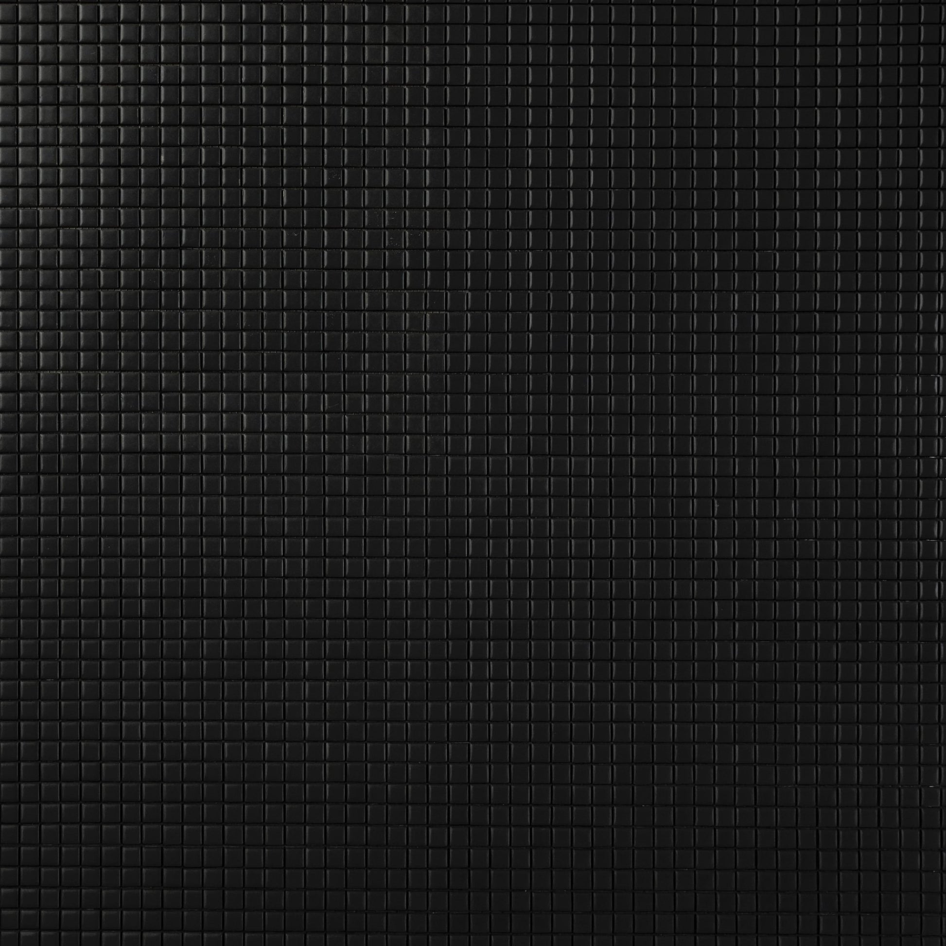 Chroma Pixel | Totally Black 1/2x1/2" Square Matte Mosaic Tile - Cemento Collection