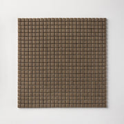 Chroma Pixel | Woodland Taupe 1/2x1/2" Square Matte Mosaic Tile - Cemento Collection