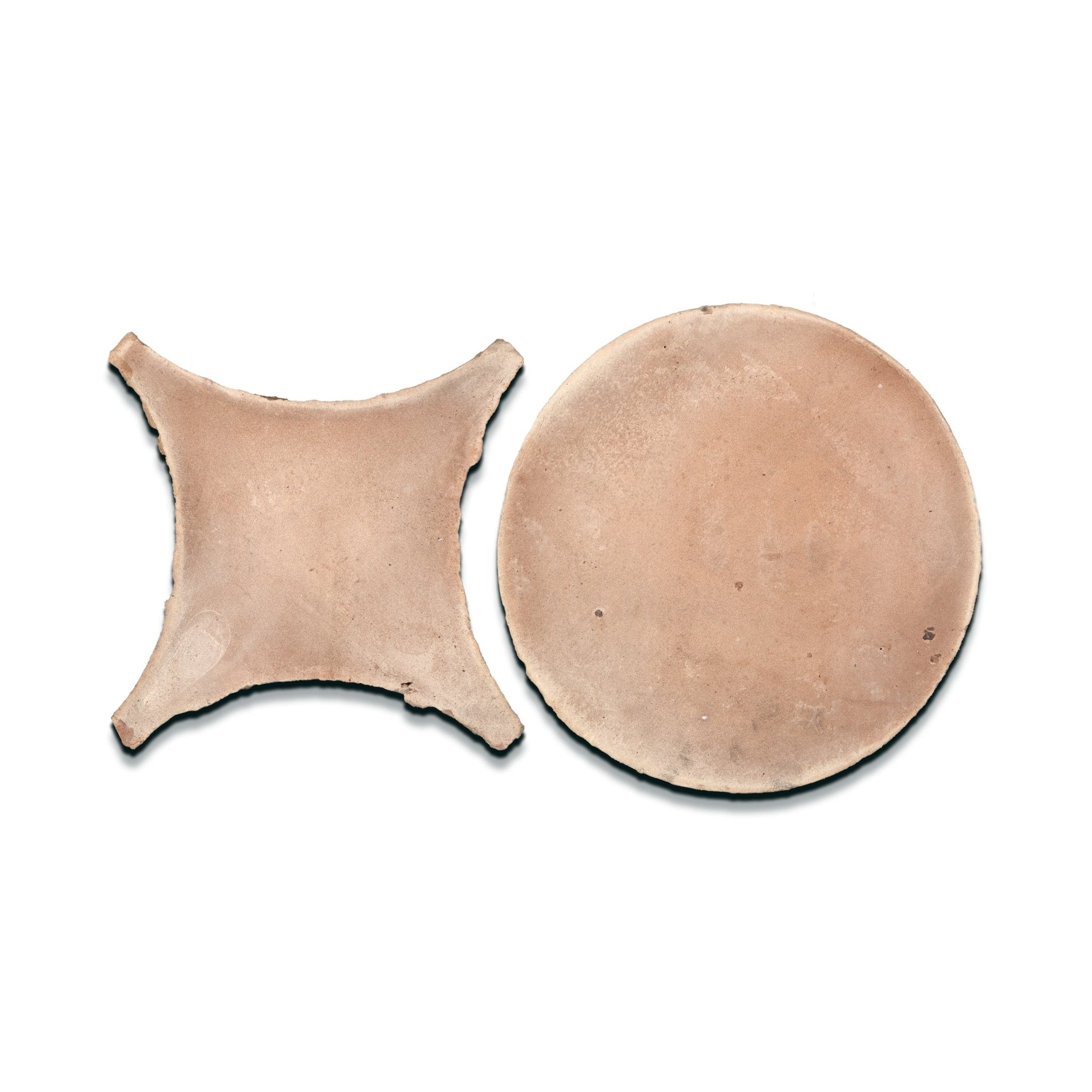 Circle and Star Apricot Terracotta Tile - Cemento Collection