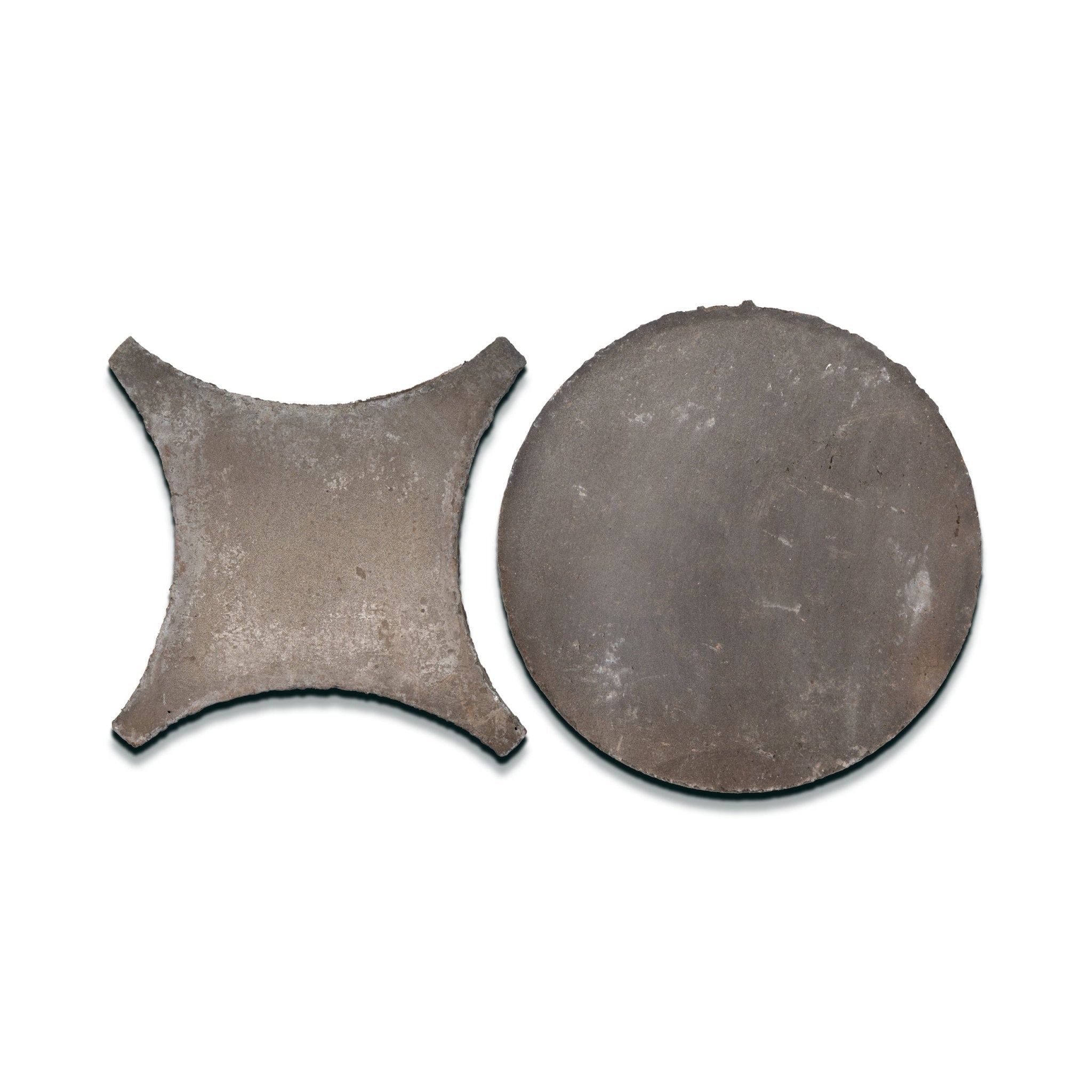 Circle and Star Brown Terracotta Tile - Cemento Collection