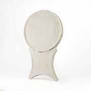 Circle and Star White Terracotta Tile - Cemento Collection