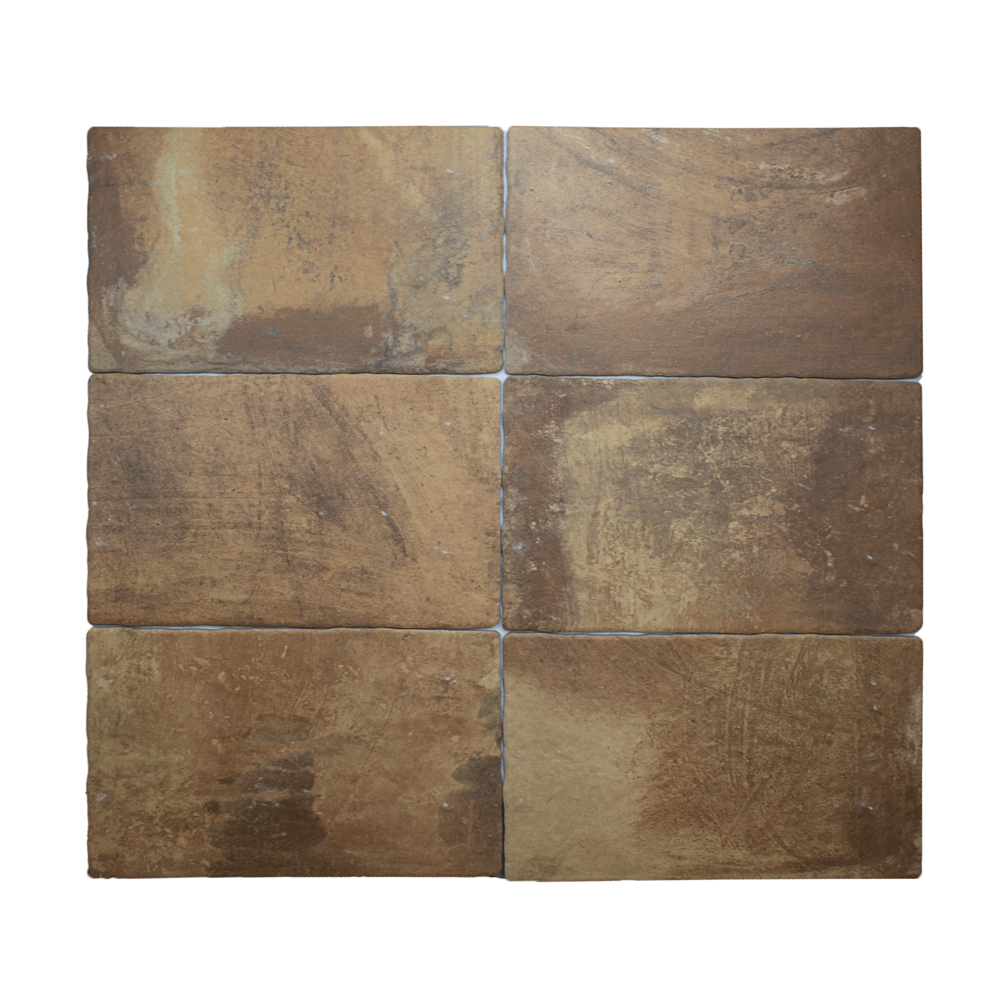 Cotto Tumbled Grip Porcelain Tile 12x20 - Cemento Collection