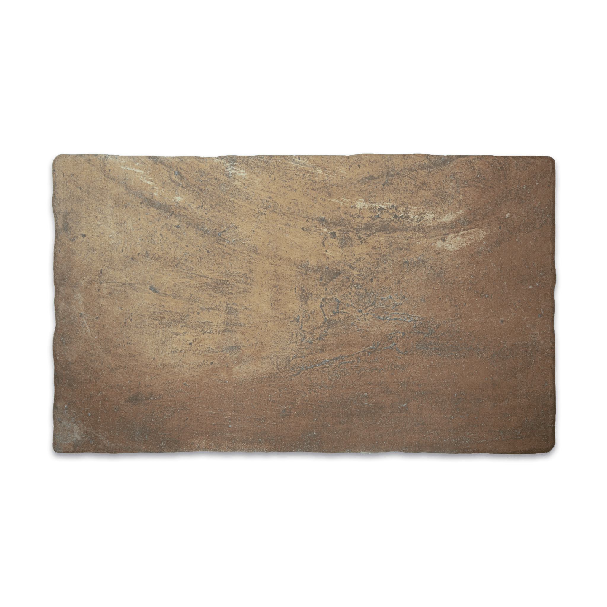 Cotto Tumbled Grip Porcelain Tile 12x20 - Cemento Collection