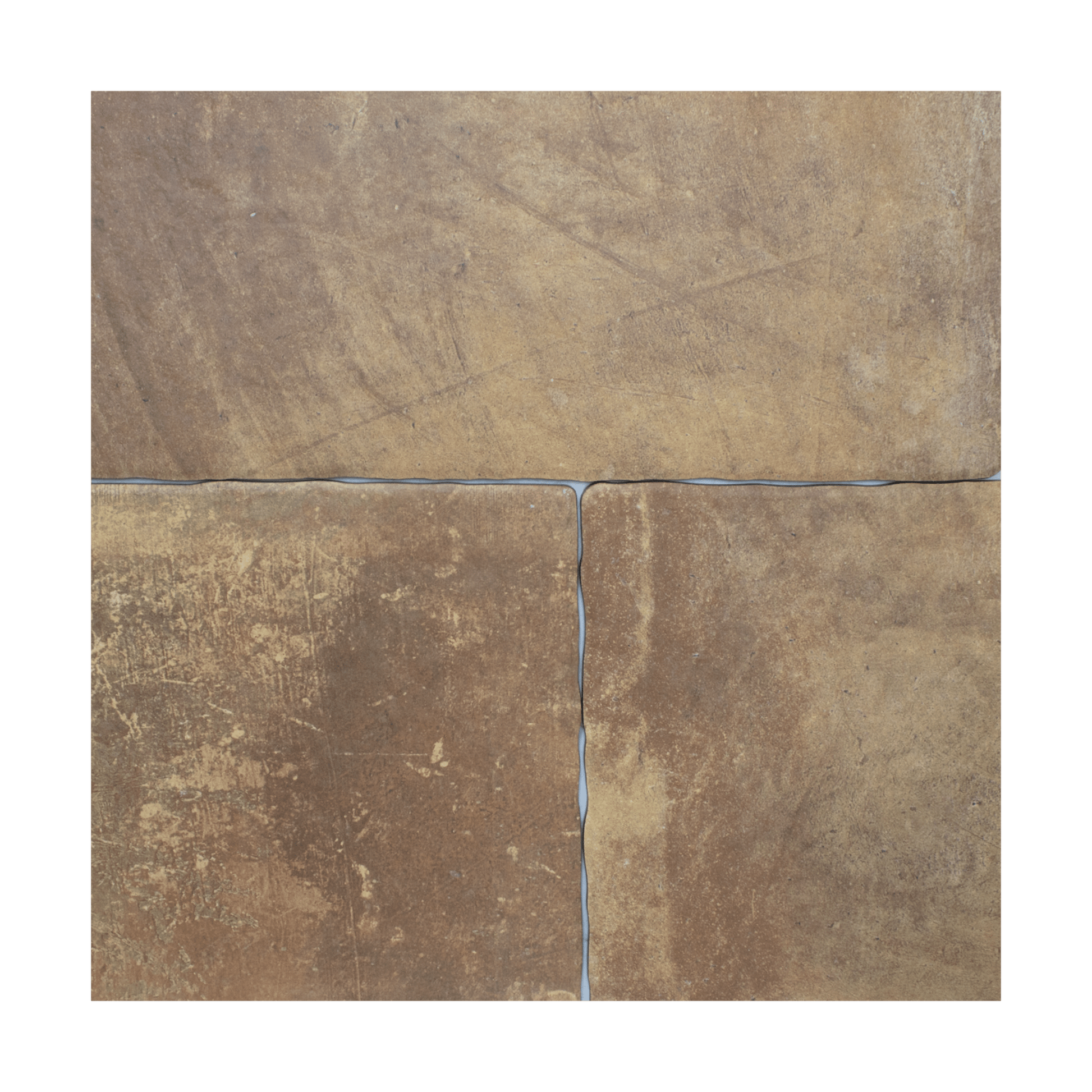 Cotto Tumbled Naturalle Porcelain Tile 12x20 - Cemento Collection