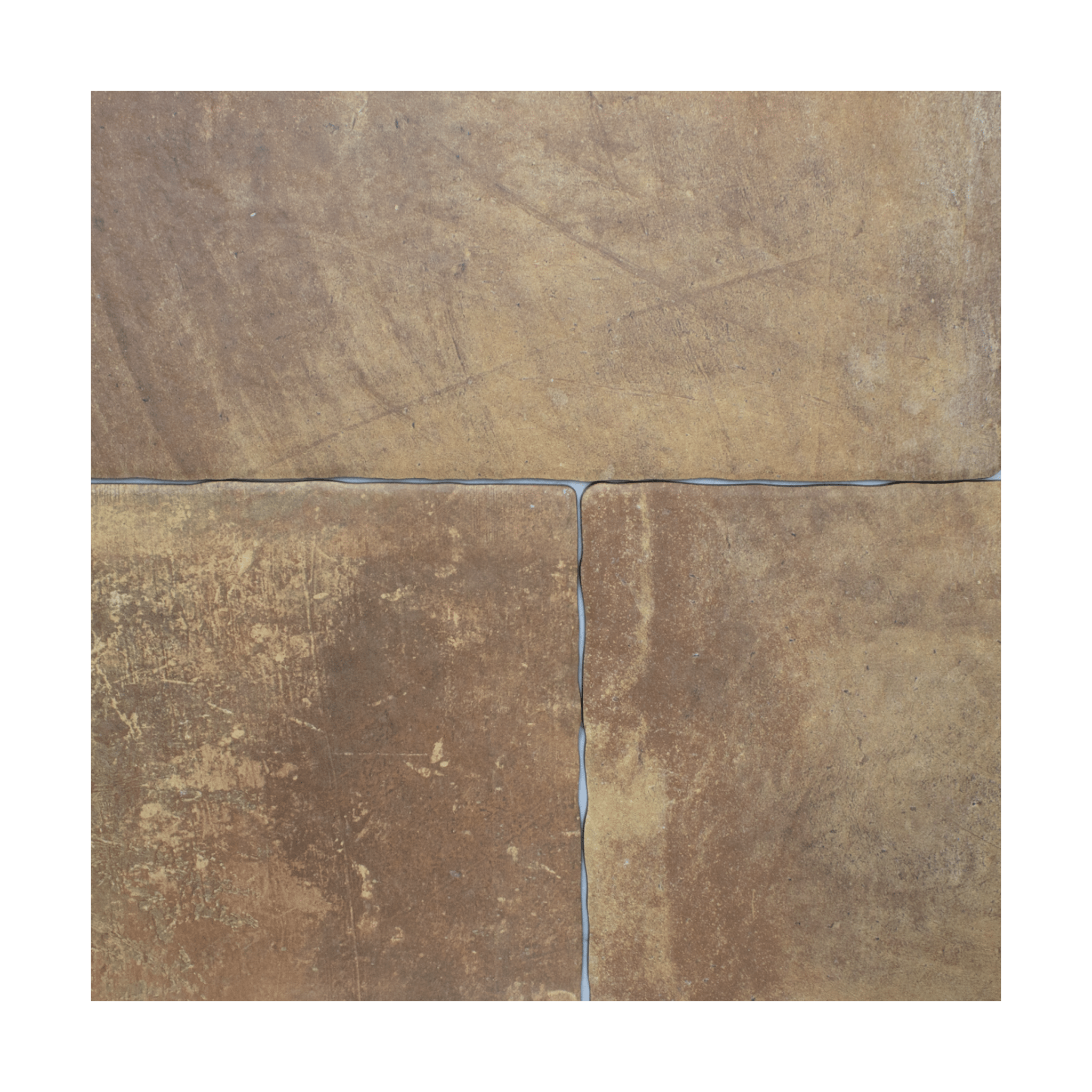 Cotto Tumbled Naturalle Porcelain Tile 12x20 - Cemento Collection