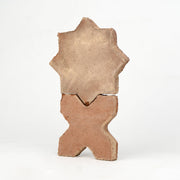 Cross and Star Apricot Terracotta Tile - Cemento Collection
