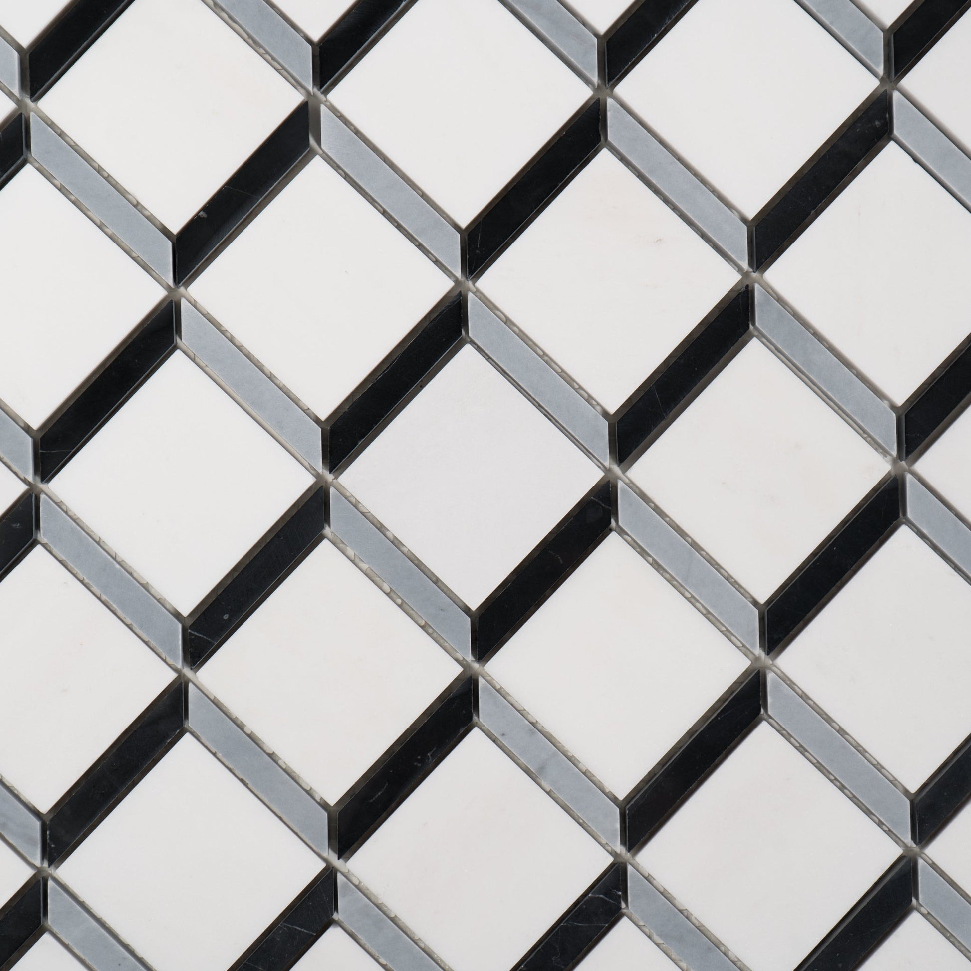 illusion Marble Polished Mosaic Tile