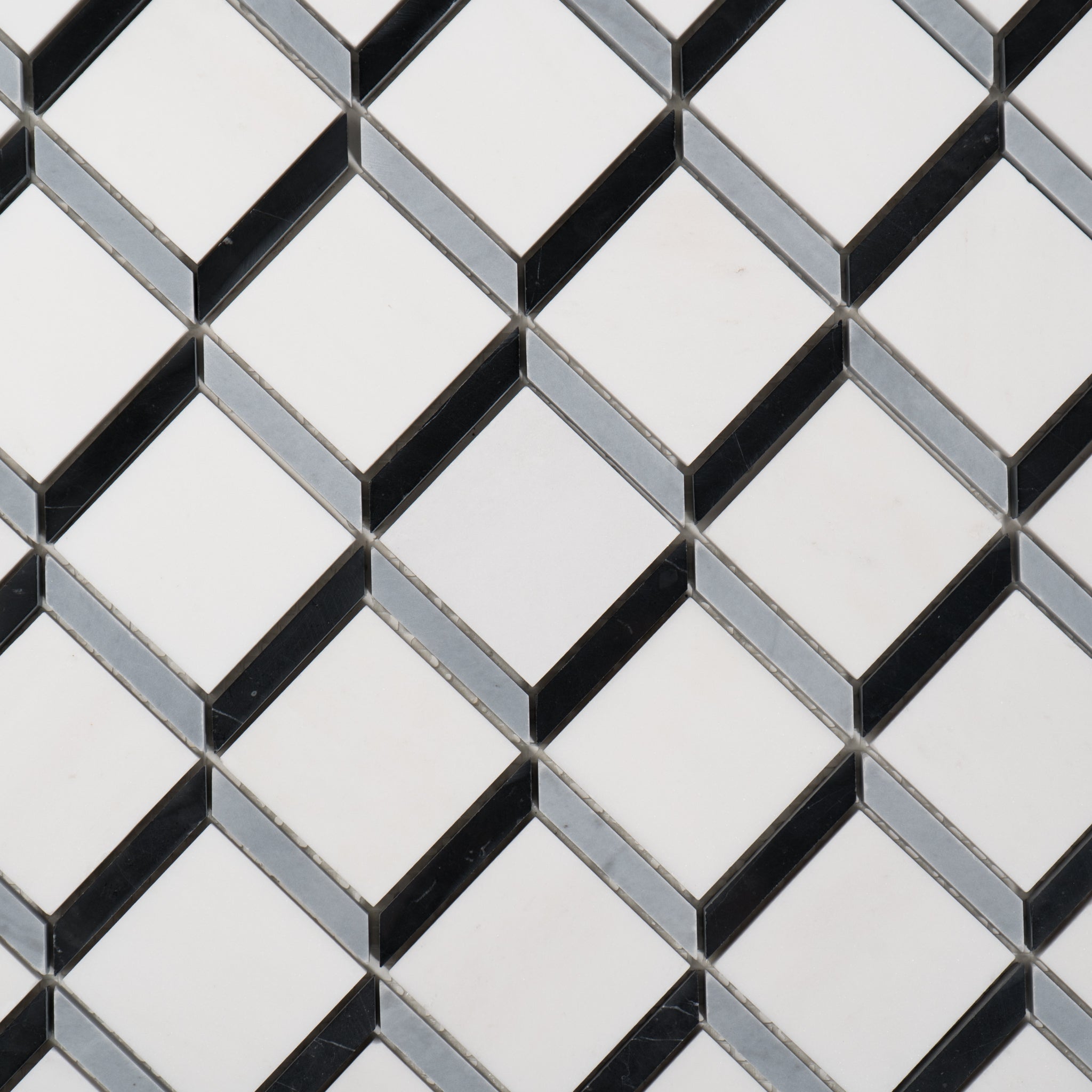 illusion Marble Polished Mosaic Tile