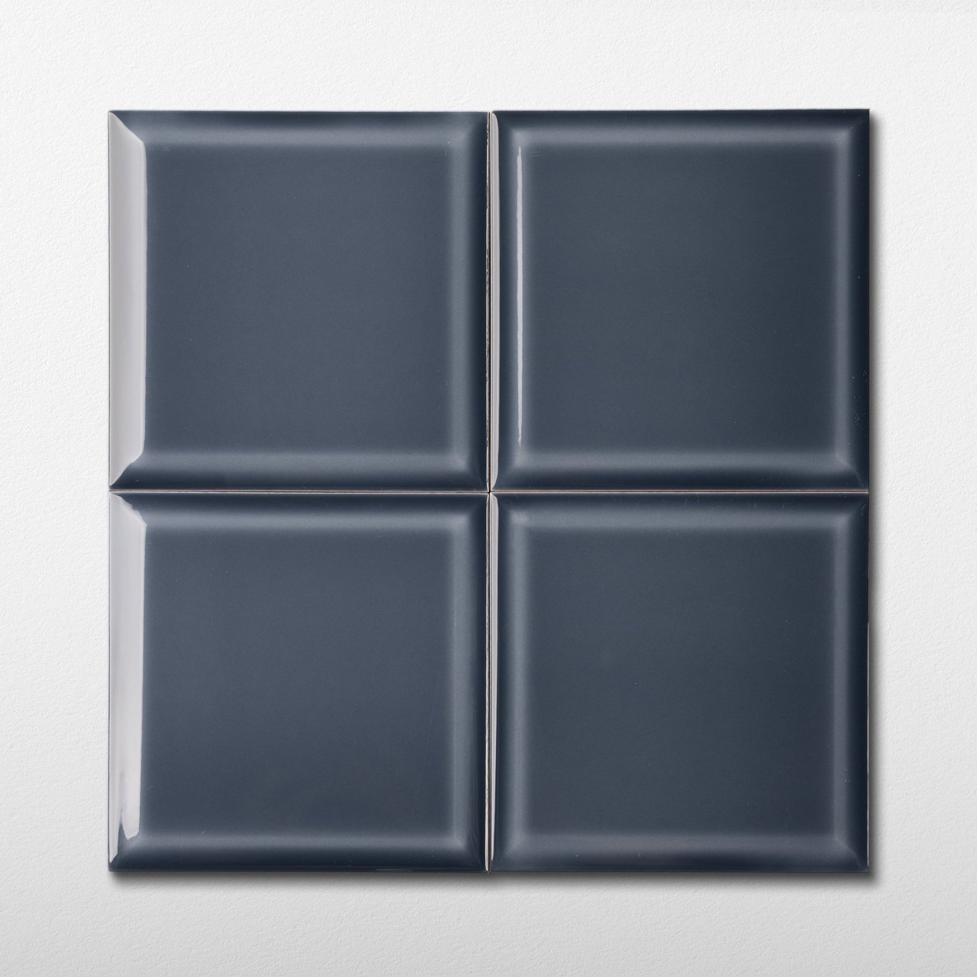 Dark Denim Blue 6x6 Bevelled Tile