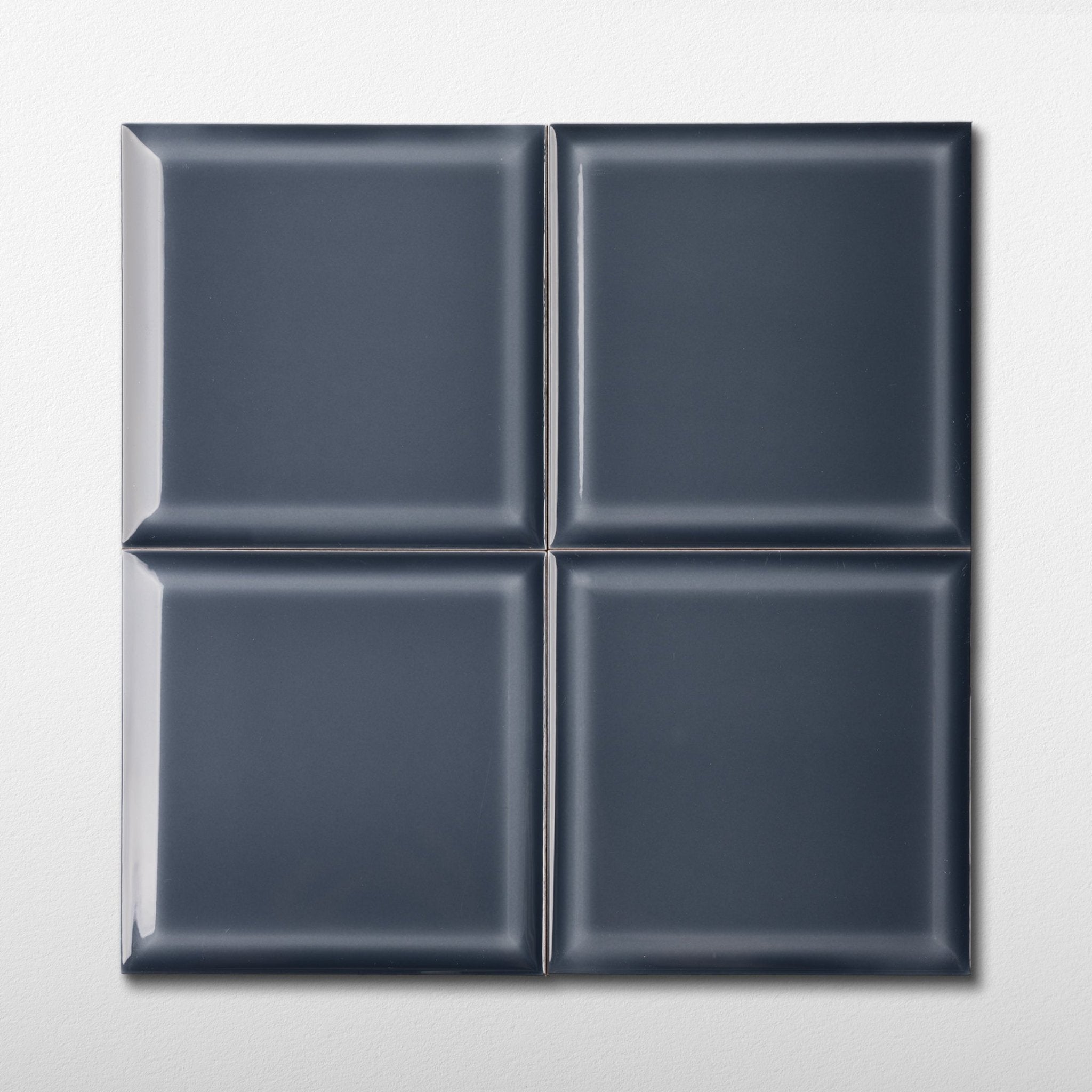 Dark Denim Blue 6x6 Bevelled Tile