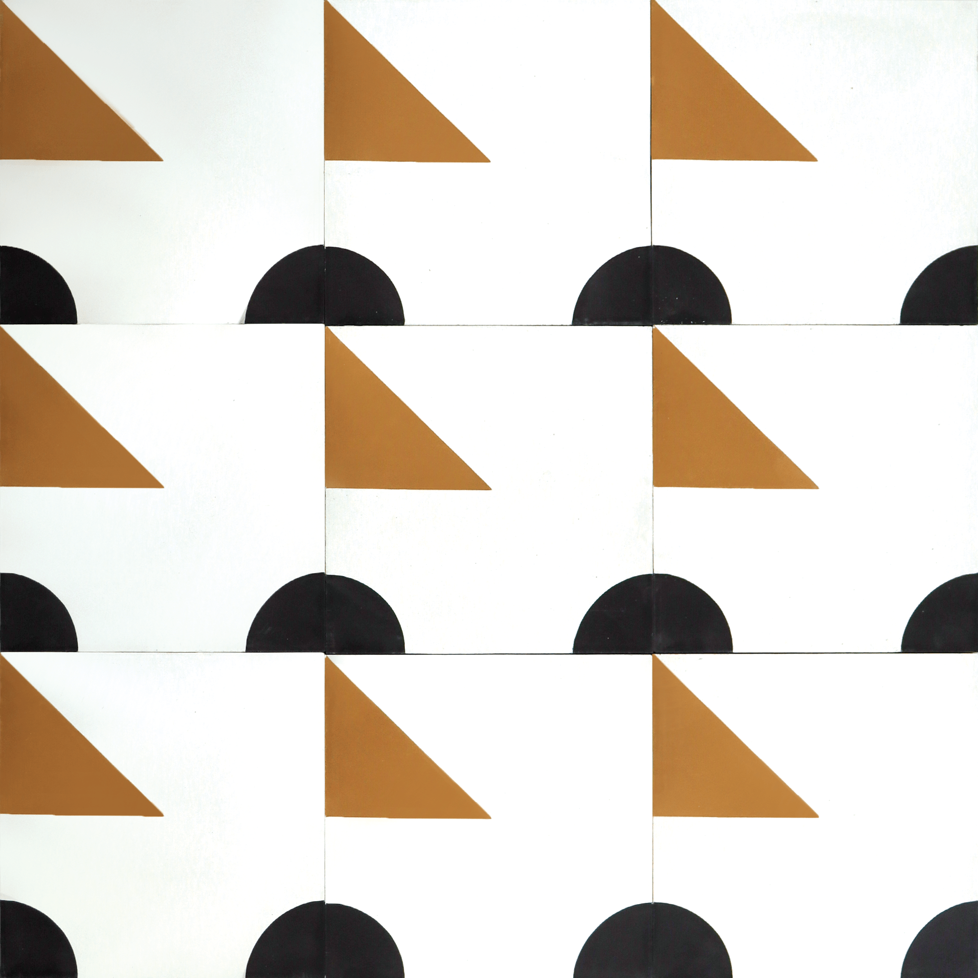 Diagonal Duet Cement Tile - Cemento Collection