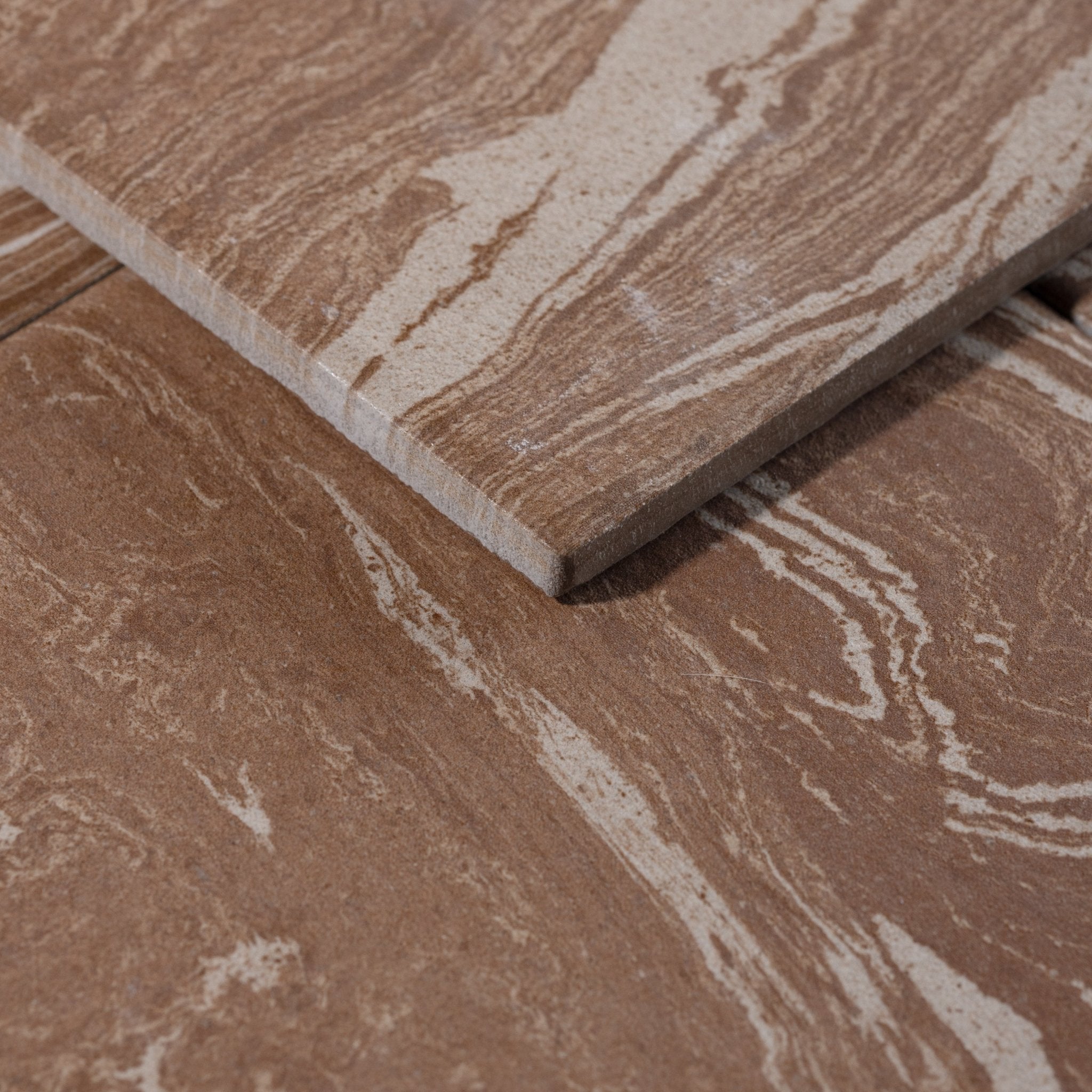 Ebru Canyon Clay 8x8 Full Body Porcelain Tile - Cemento Collection