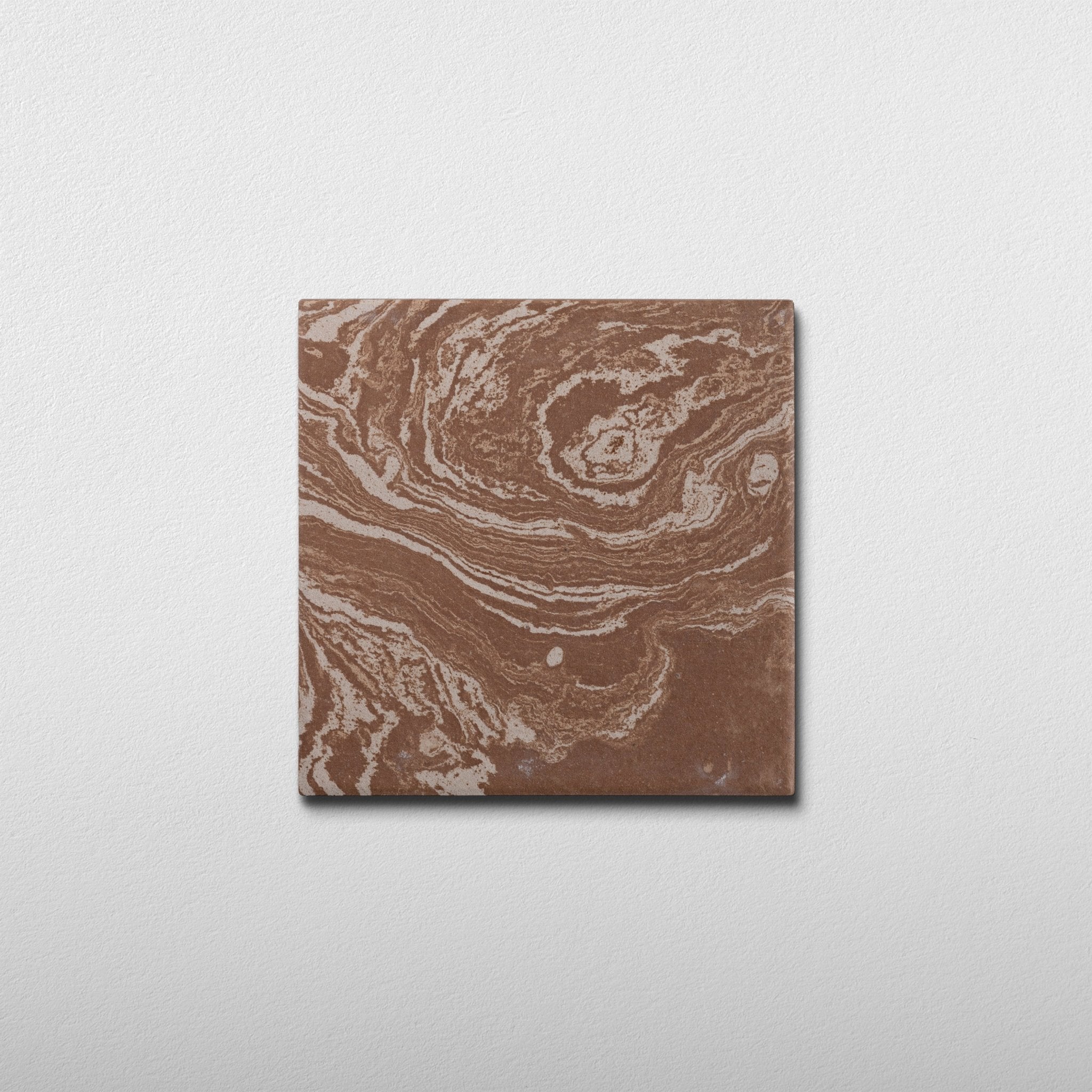 Ebru Canyon Clay 8x8 Full Body Porcelain Tile - Cemento Collection