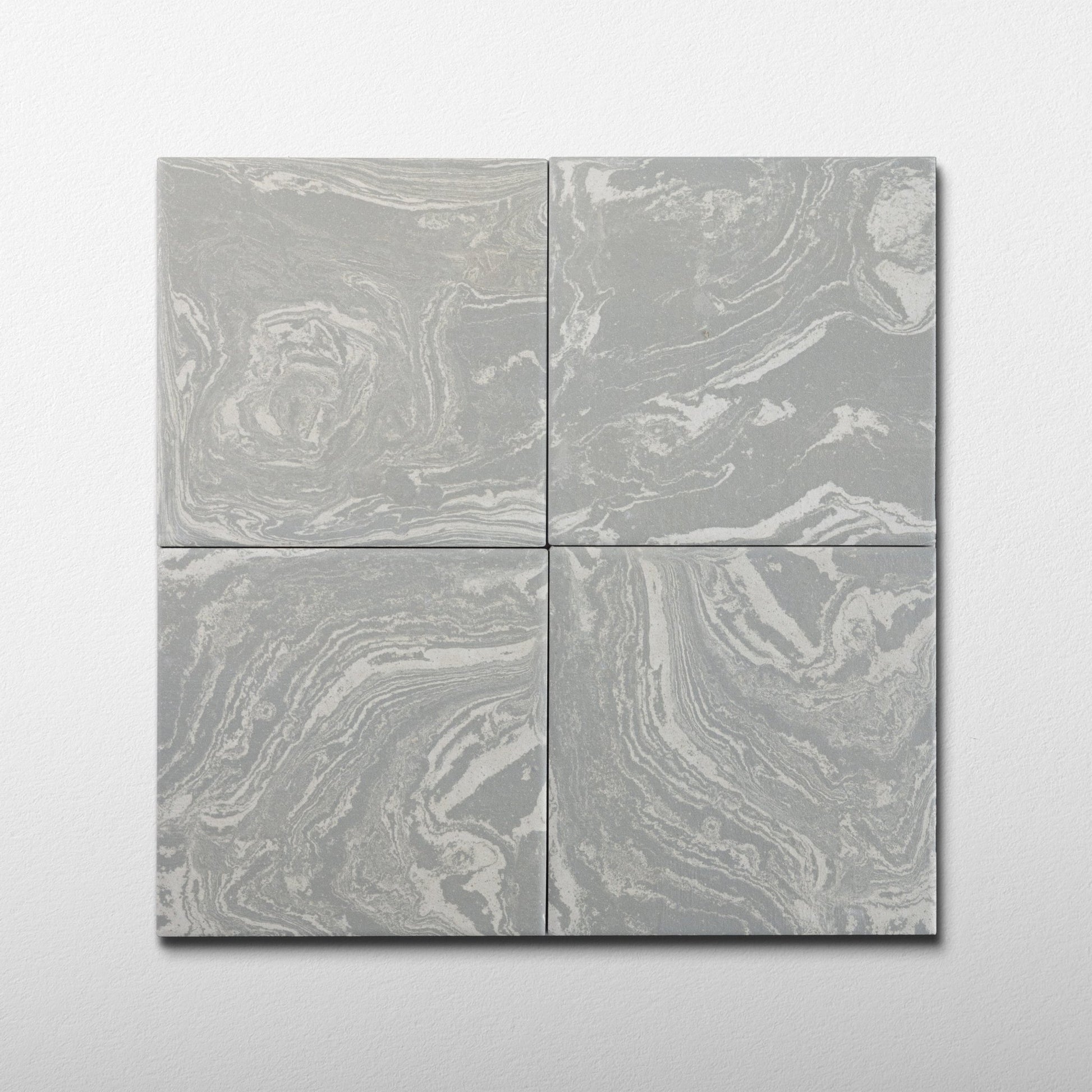 Ebru Misty Green 8x8 Full Body Porcelain Tile - Cemento Collection