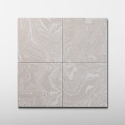 Ebru Pale Bone 8x8 Full Body Porcelain Tile - Cemento Collection