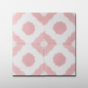 Electrified Pink 8x8 Cement Tile - Cemento Collection
