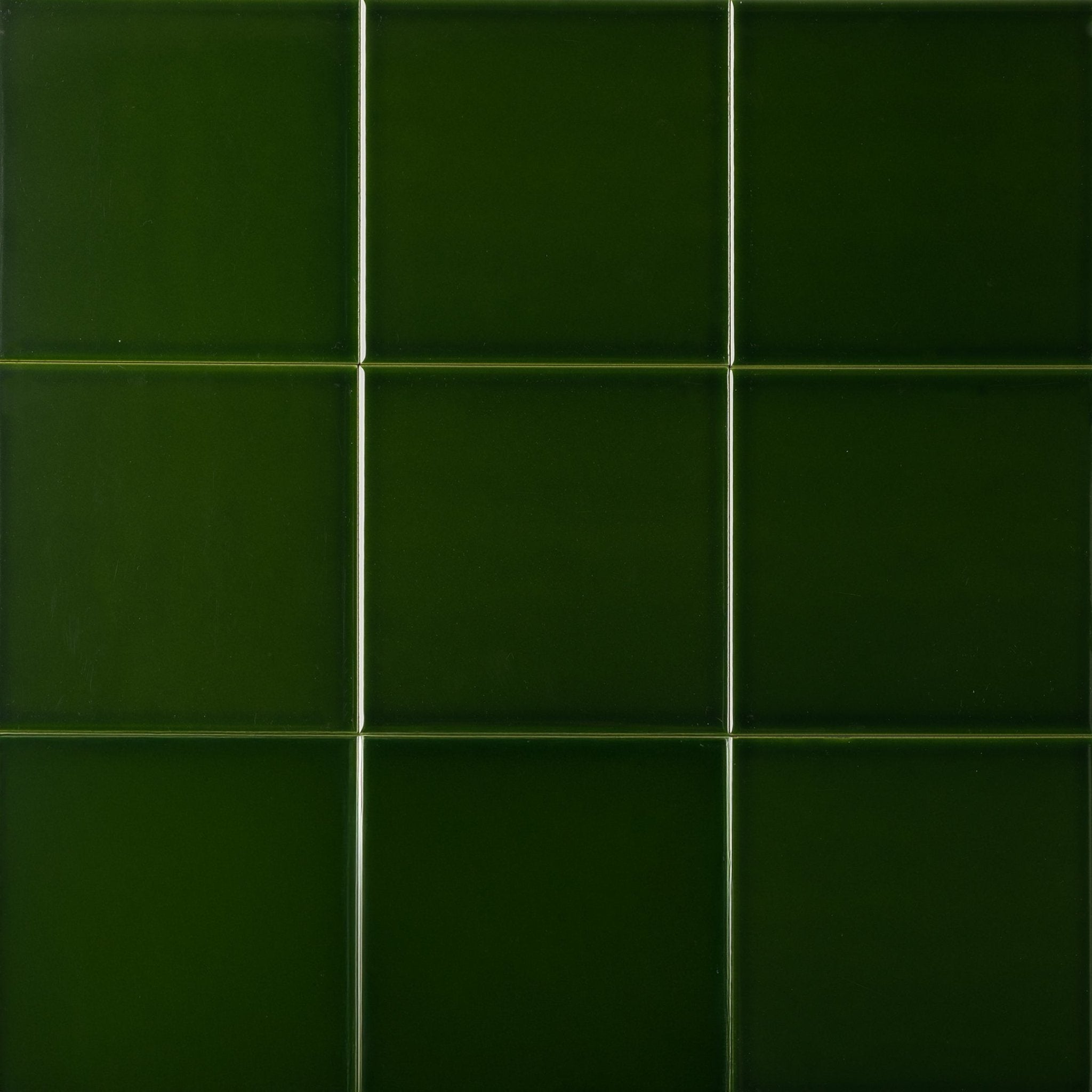 Emerald Green 6x6 Glossy Subway Tile - Cemento Collection