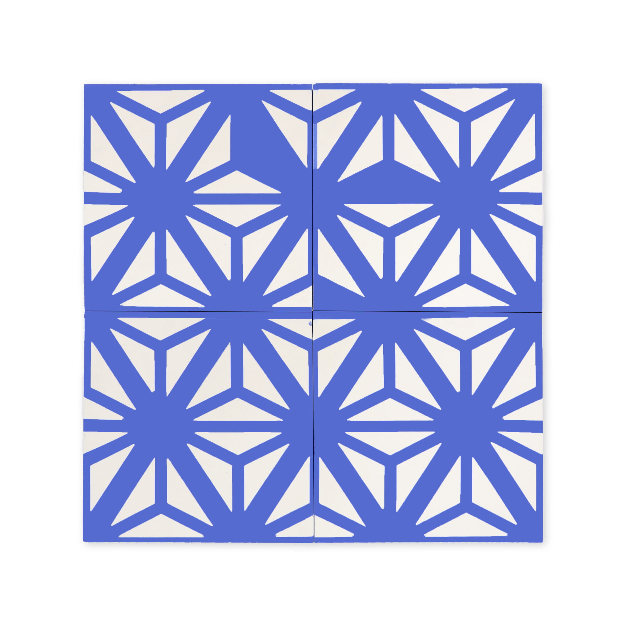 Estrella Lapis Blue Cement Tile - Lot of 85 Sq ft - Cemento Collection