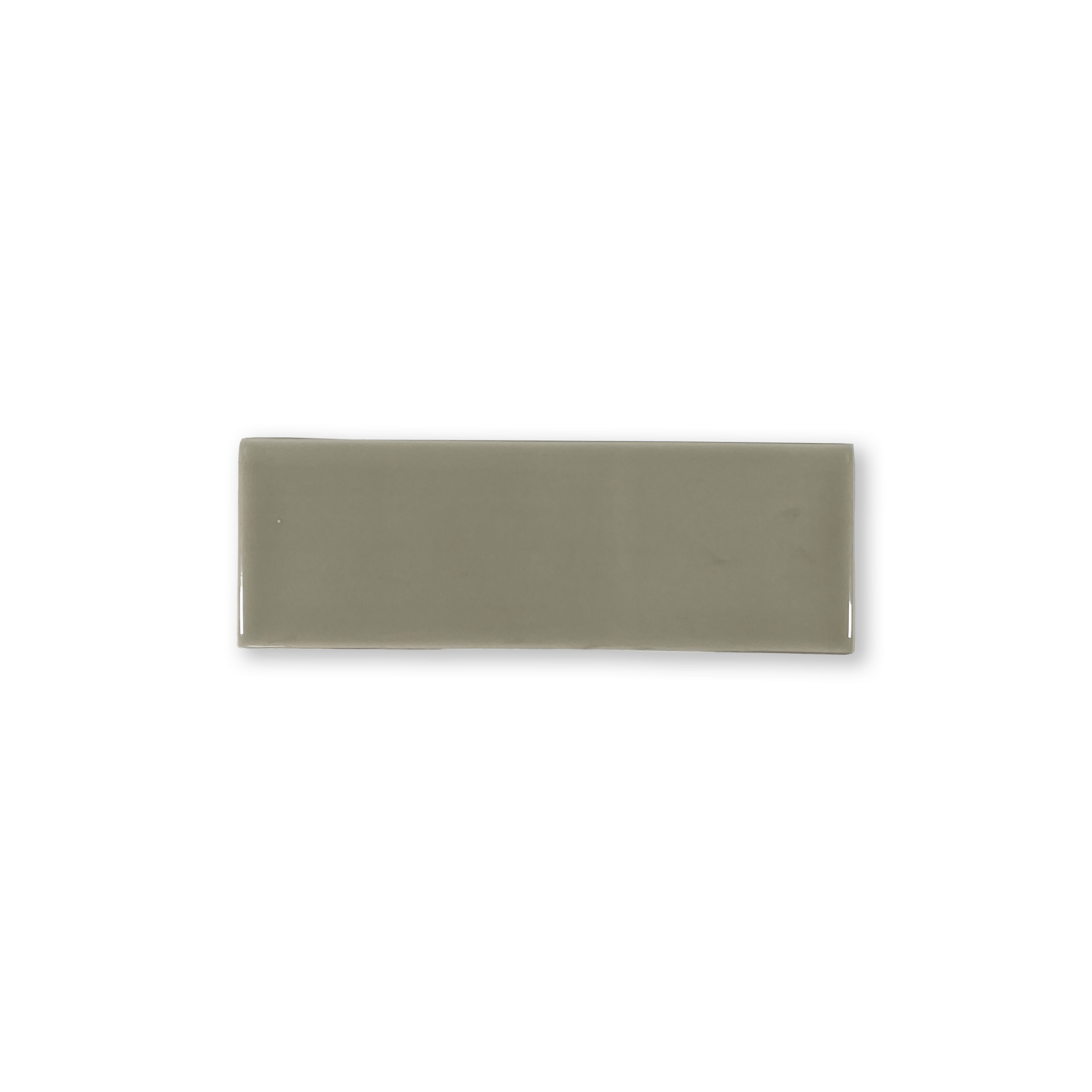 Extruded Handmade 2x6 Sage Green Glossy Subway Tile - Lot of 110 Sq ft - Cemento Collection