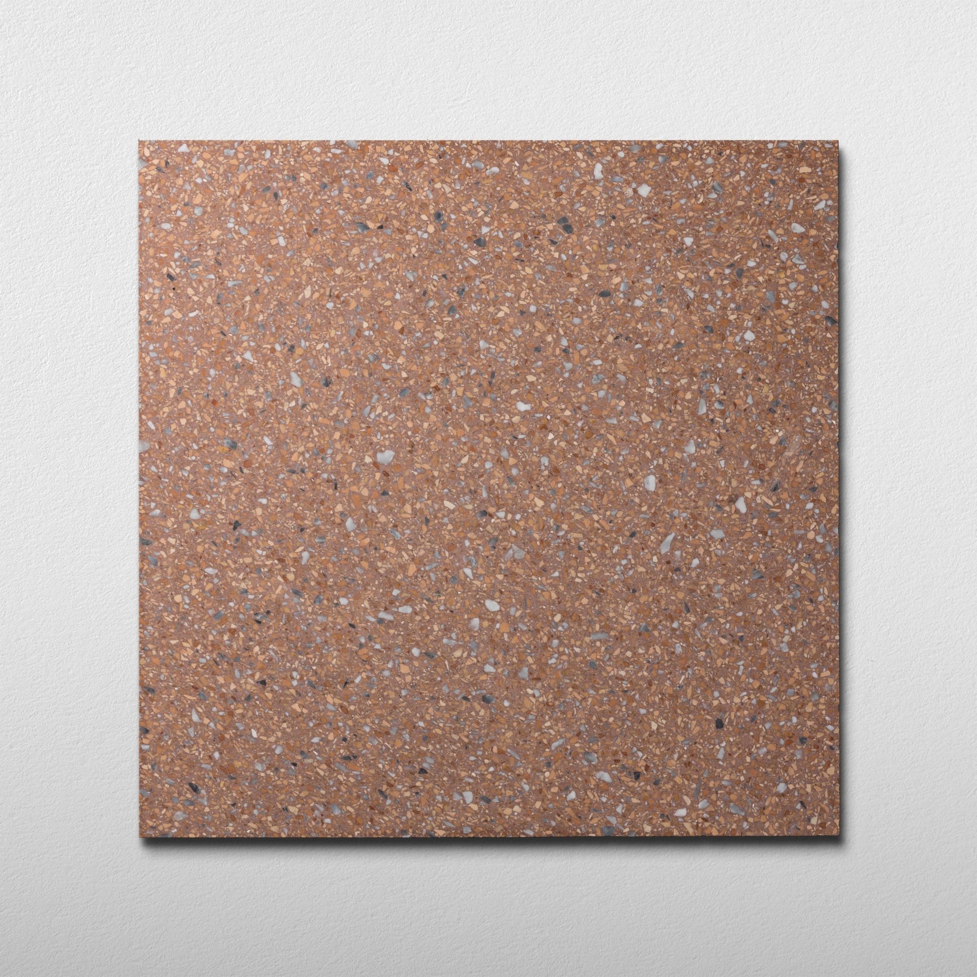 Fisolo Garnet 16x16 Terrazzo Tile - Cemento Collection