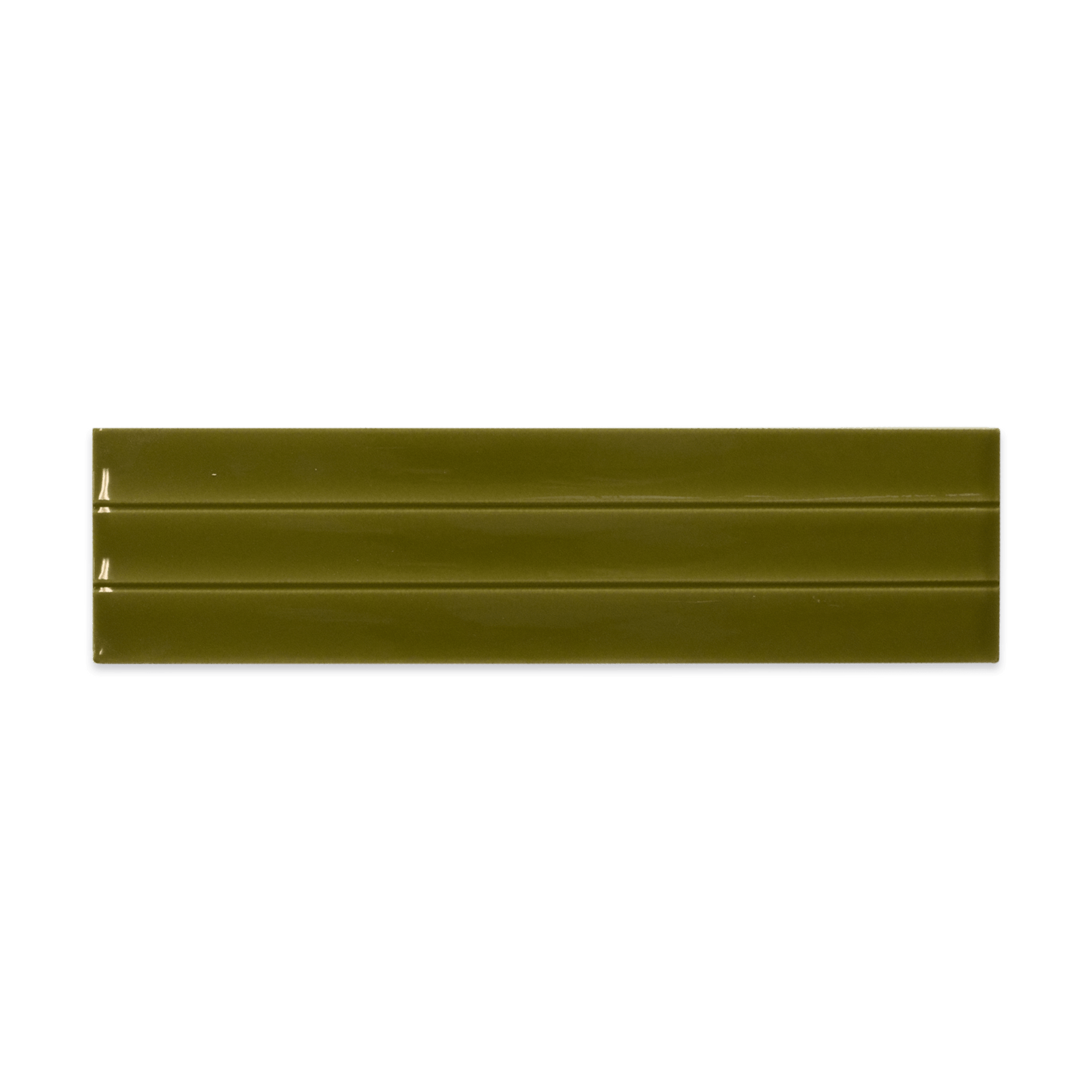 Flat Abaque Bancha Green 3x12 Subway Tile - Cemento Collection