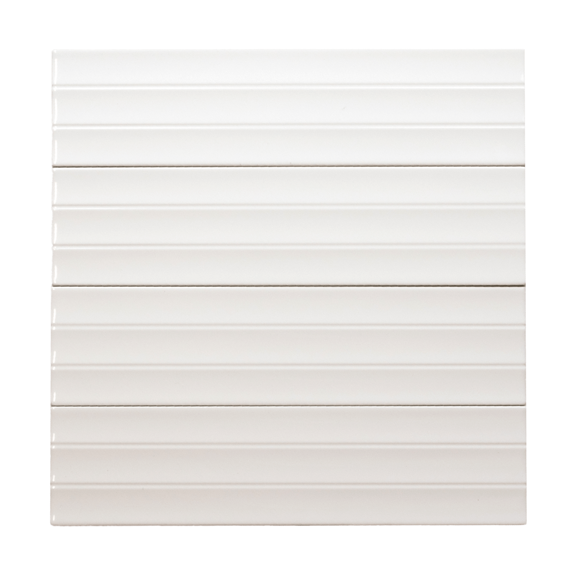 Flat Abaque Daisy White 3x12 Subway Tile - Cemento Collection