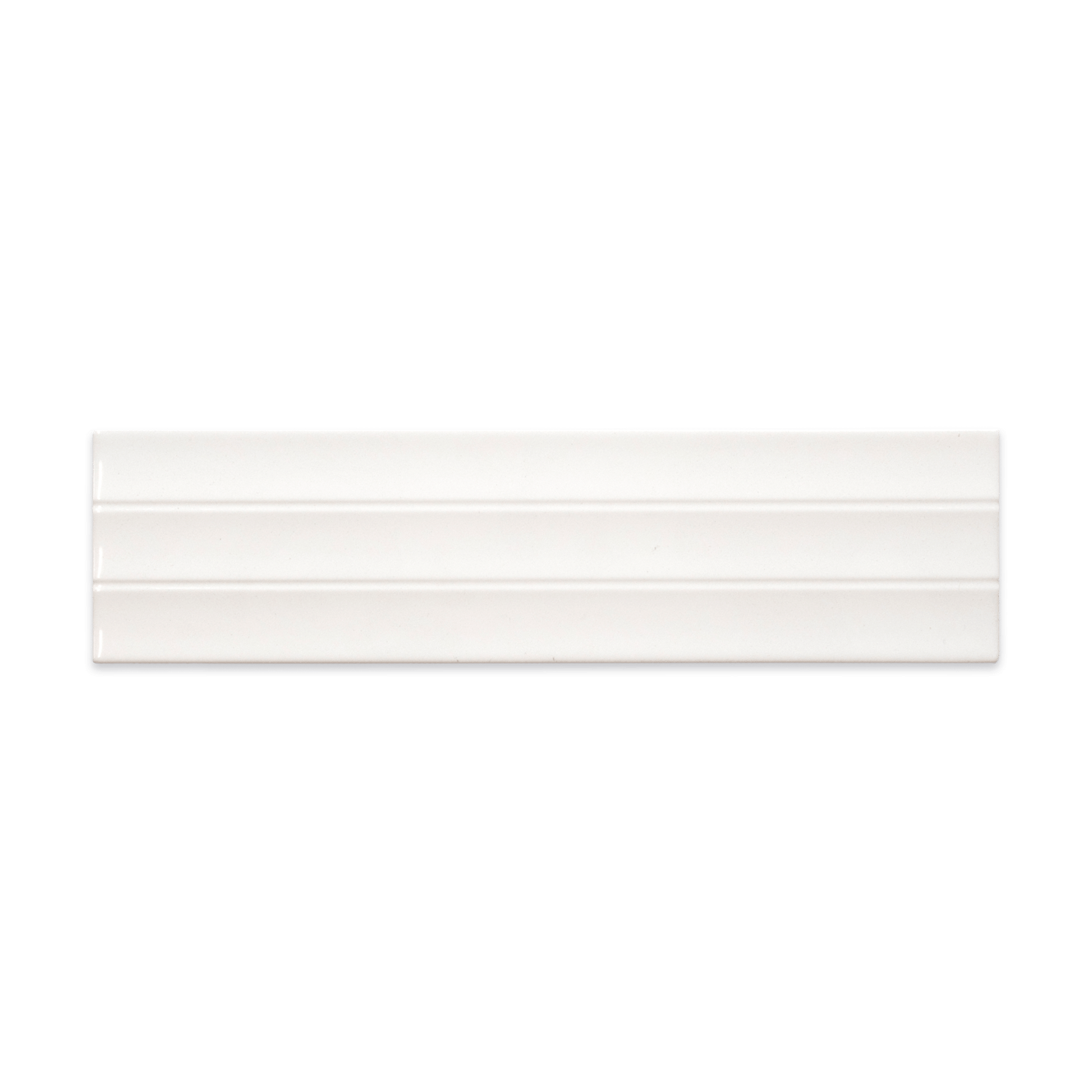 Flat Abaque Daisy White 3x12 Subway Tile - Cemento Collection