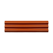 Fluted Abaque Apricot 3x12 Subway Tile - Cemento Collection