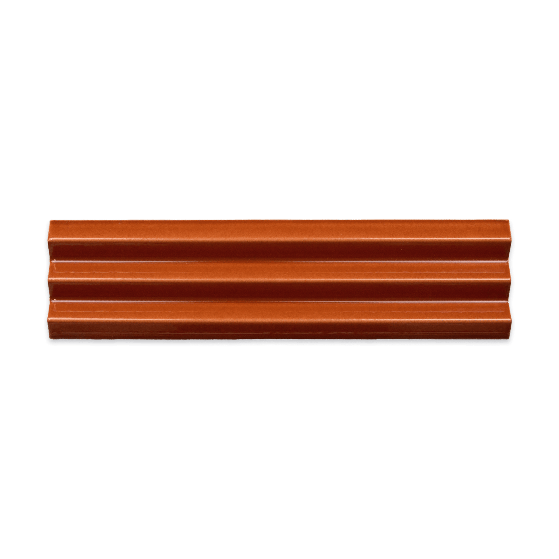 Fluted Abaque Apricot 3x12 Subway Tile - Cemento Collection