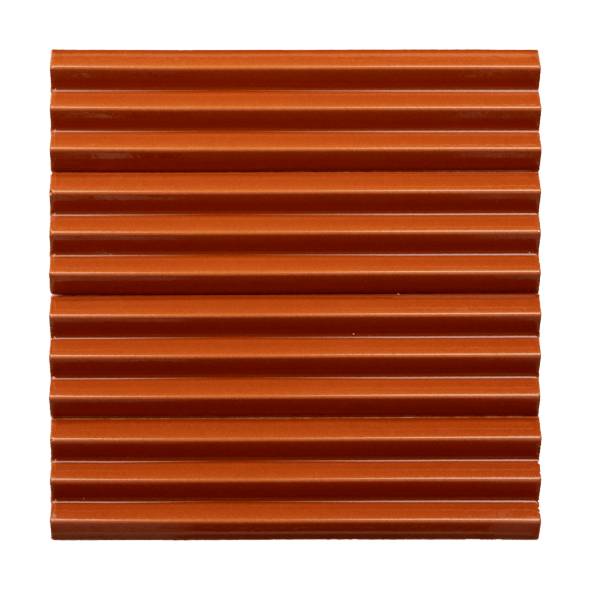 Fluted Abaque Apricot 3x12 Subway Tile - Cemento Collection