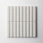 Fluted Asinara Terrazzo Honed Mosaic Tile