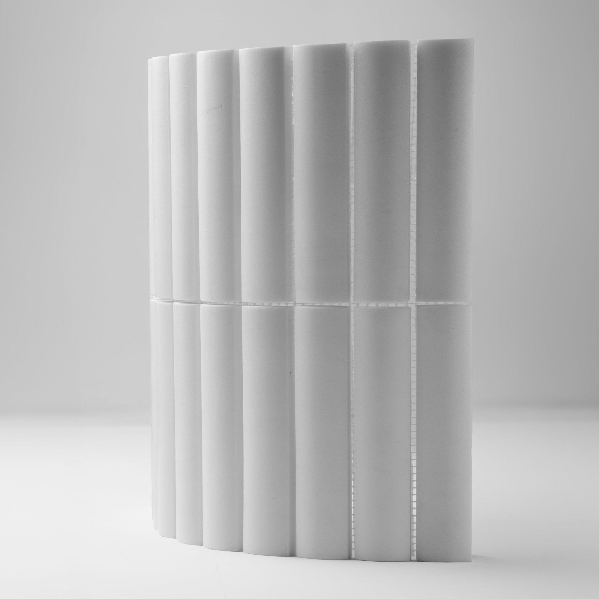 Natural stone Fluted Bianco Dolomite Marble Honed Mosaic Tile
