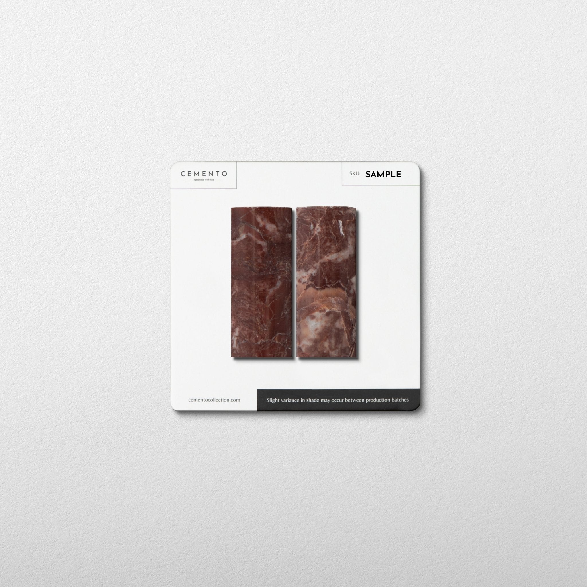 Fluted Red Ravel Marble Polished Mosaic Tile
