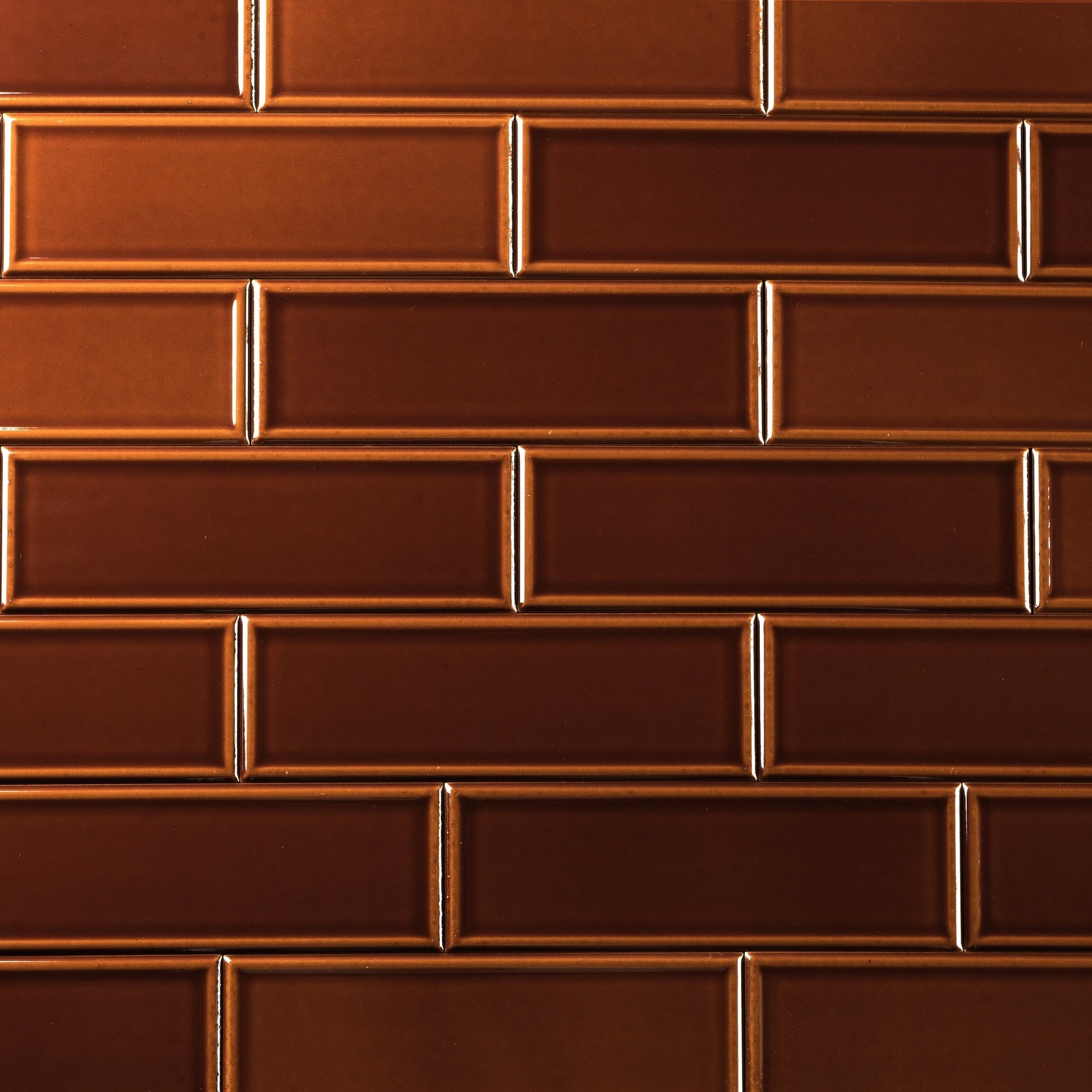 Frame 3x9 Caramel Toffee Tile - Cemento Collection