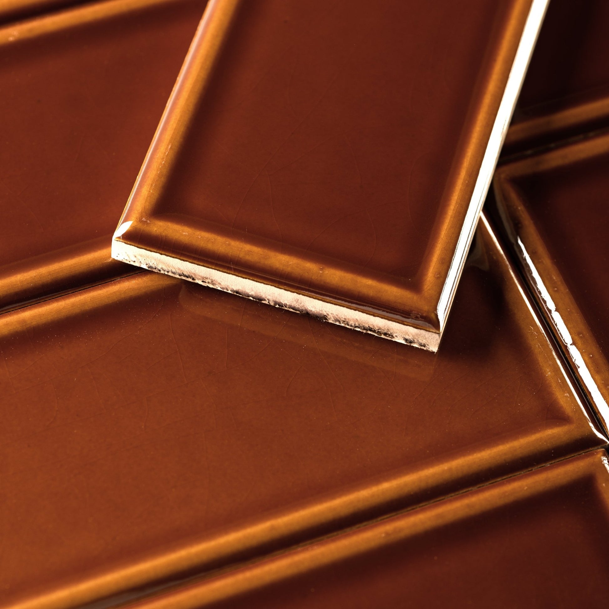 Frame 3x9 Caramel Toffee Tile - Cemento Collection