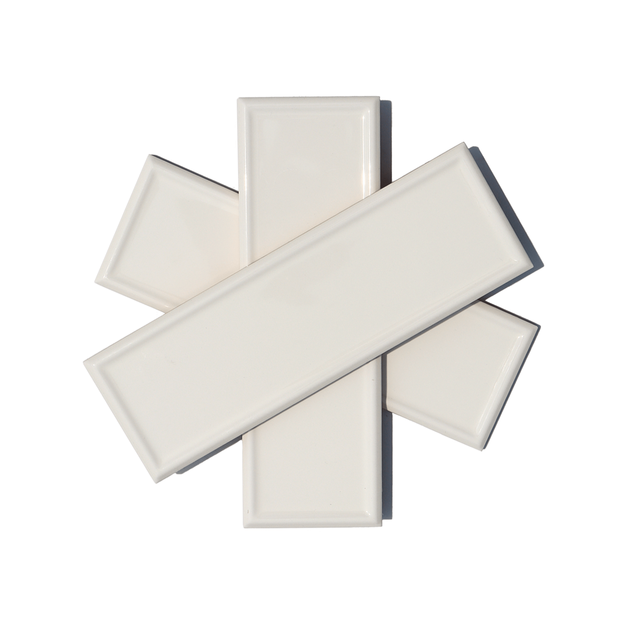 Frame 3x9 Snow White Tile - Cemento Collection