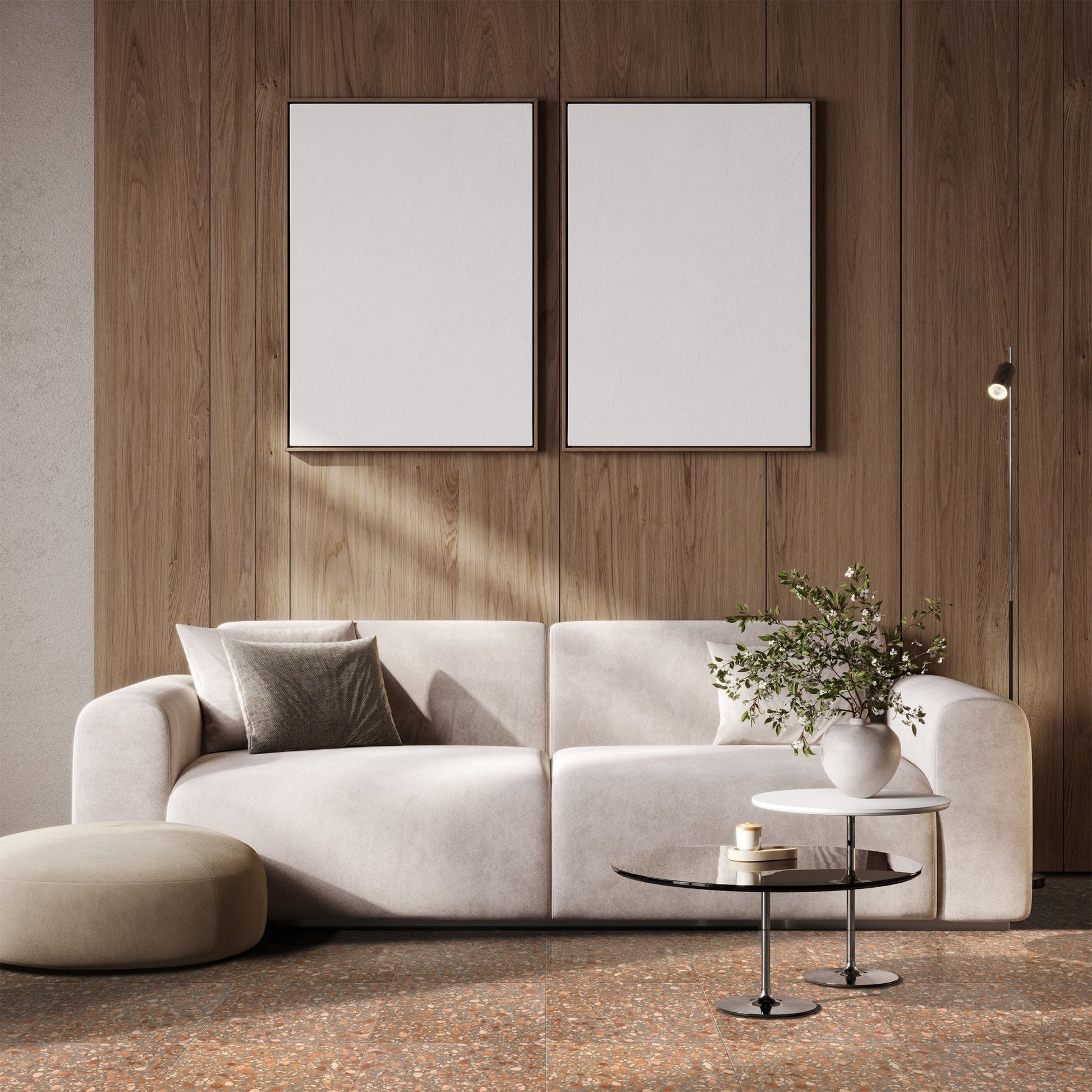 Gaiola Peach 16x16 Terrazzo Tile - Cemento Collection