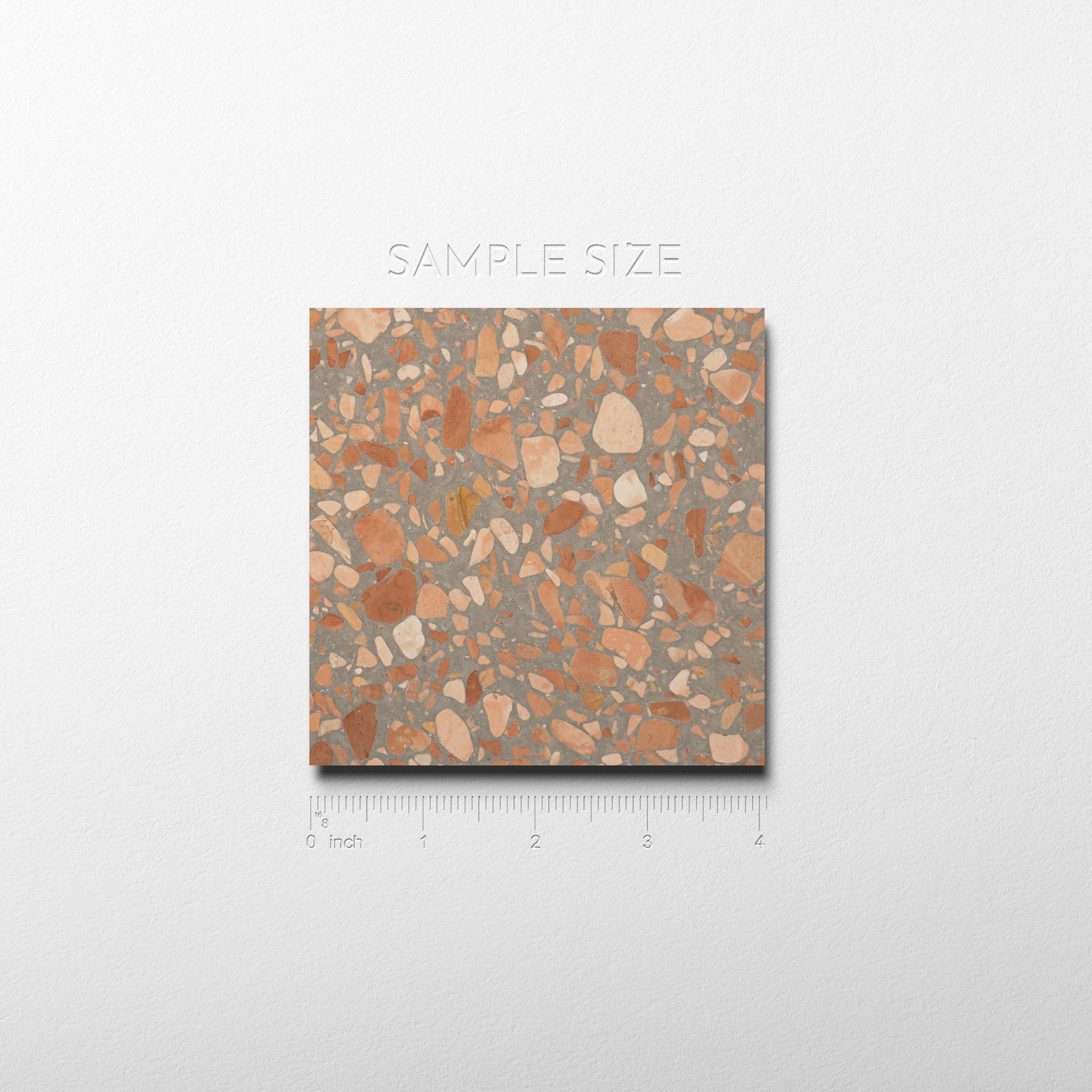 Gaiola Peach 16x16 Terrazzo Tile - Cemento Collection