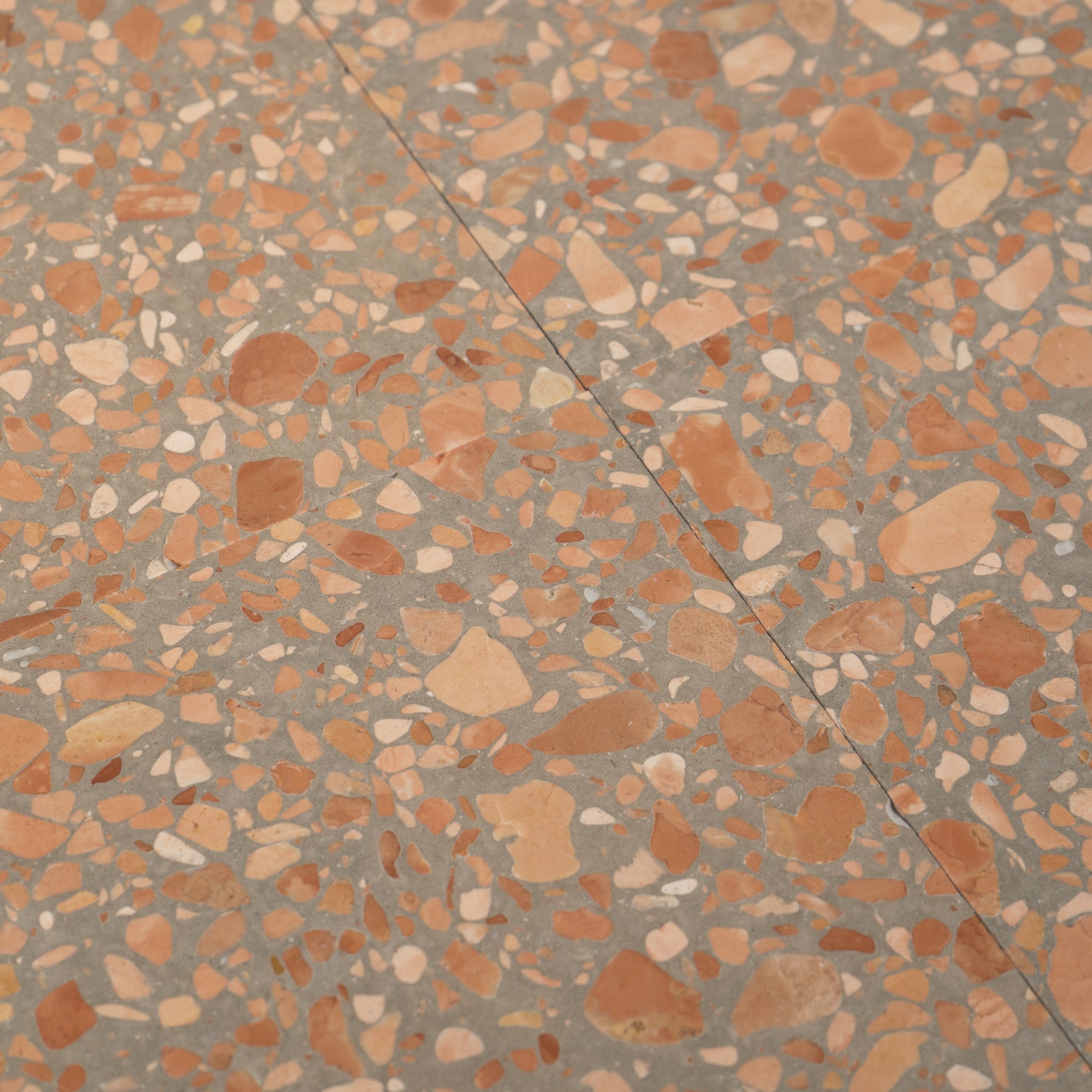 Gaiola Peach 16x16 Terrazzo Tile - Cemento Collection