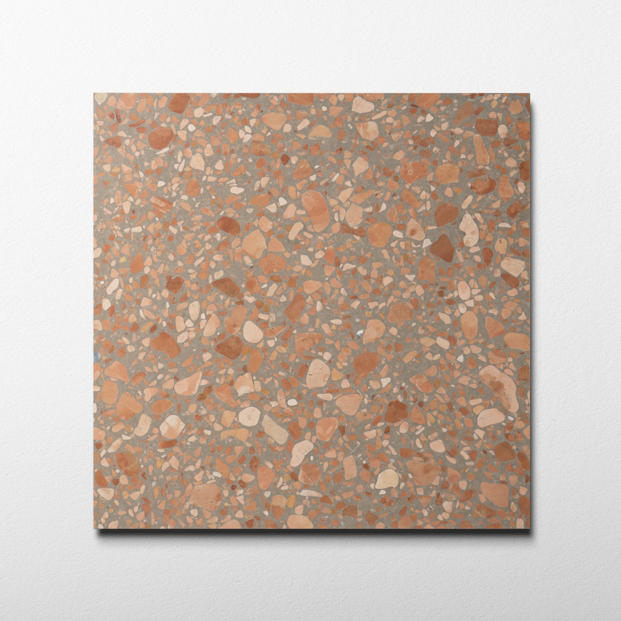 Peach Terrazzo Tile 16x16 – Cemento Collection
