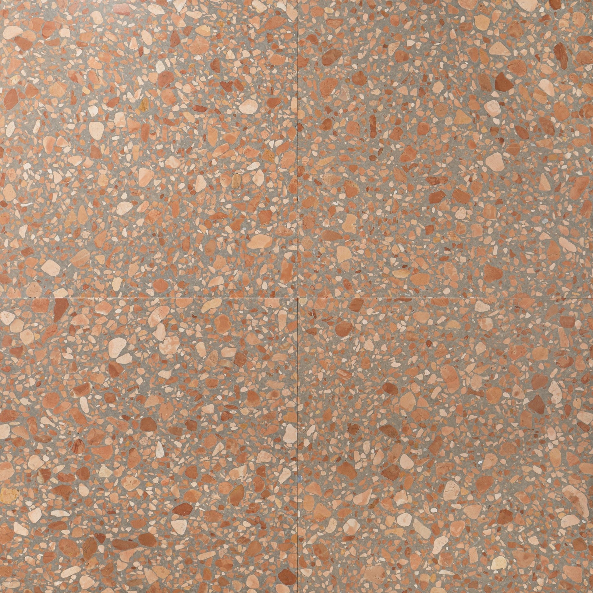 Gaiola Peach 16x16 Terrazzo Tile - Cemento Collection