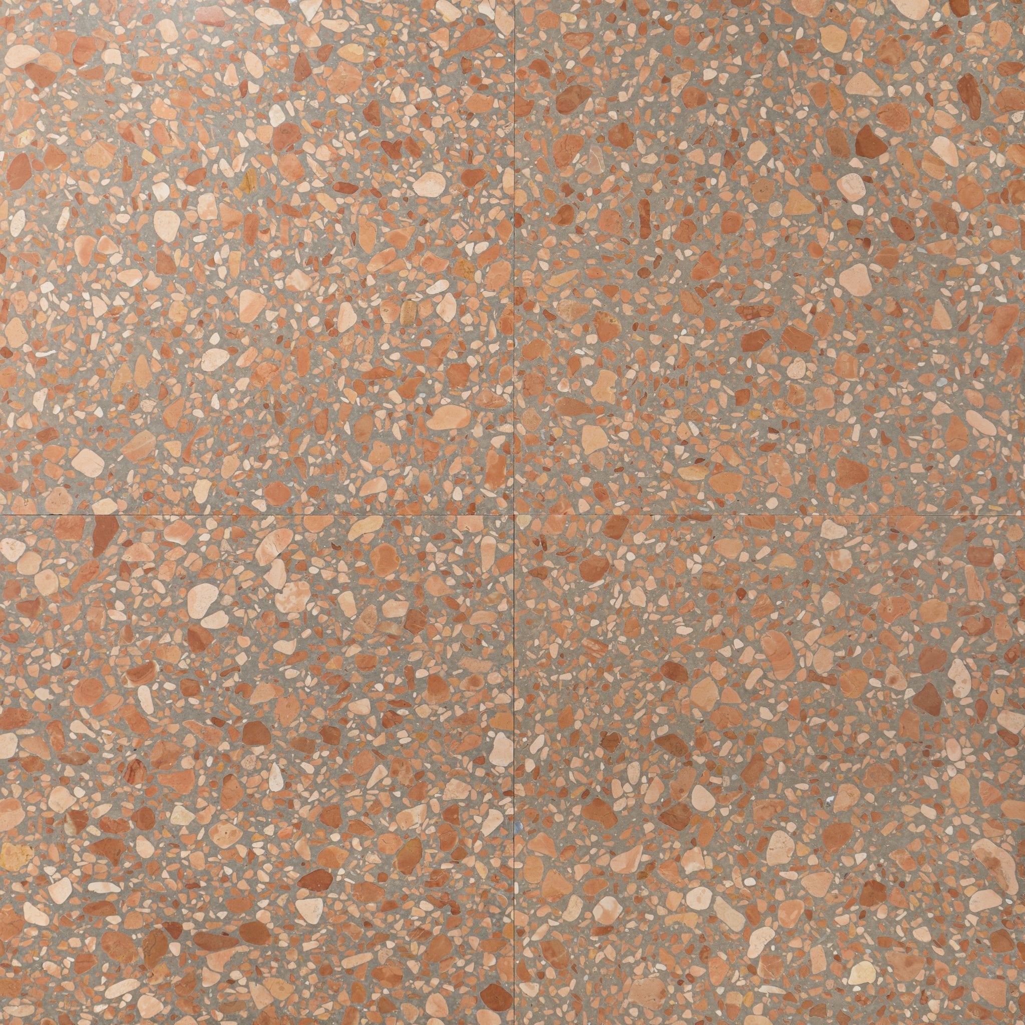 Gaiola Peach 16x16 Terrazzo Tile - Cemento Collection